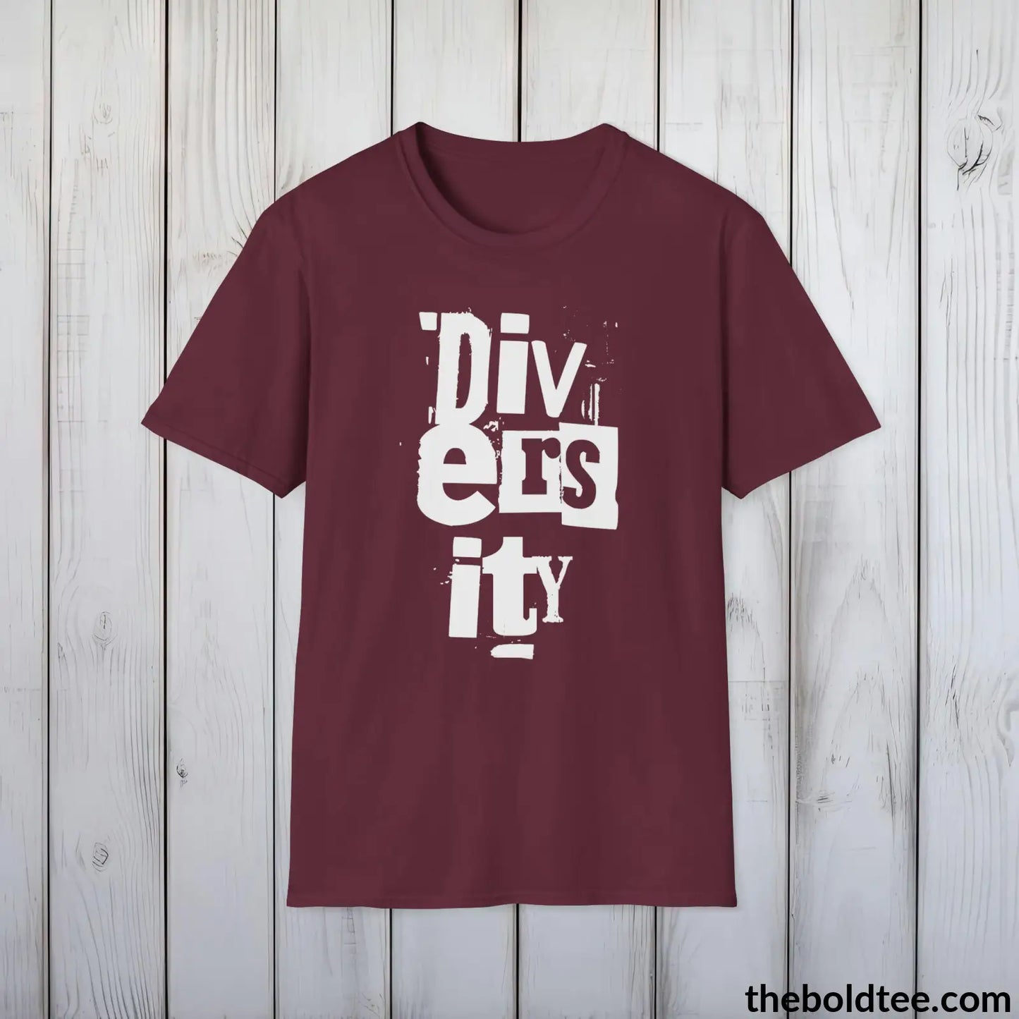 Diversity Awareness Tee - Sustainable & Soft Cotton Crewneck Unisex T-Shirt - 9 Bold Colors