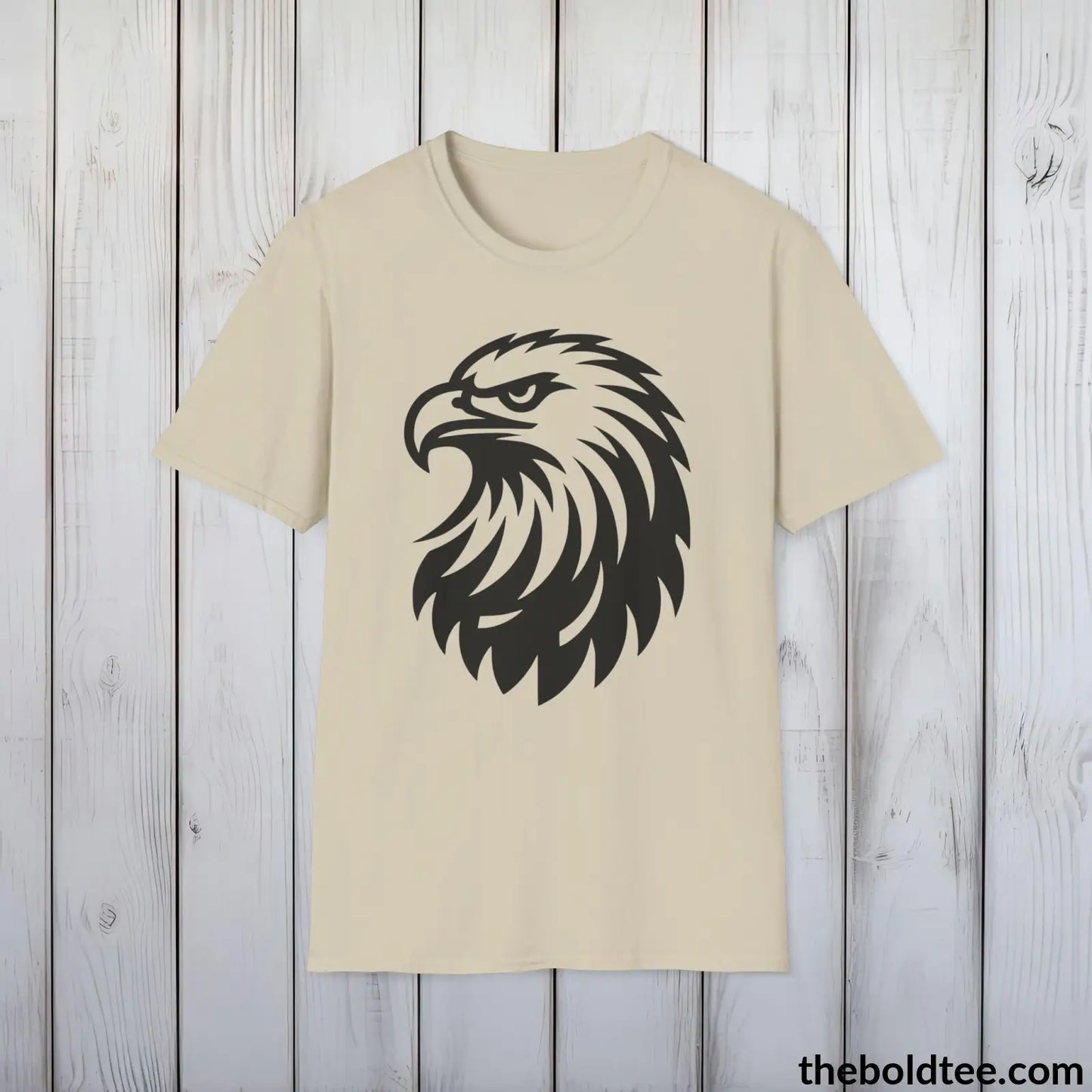 Eagle Tee - Casual, Sustainable & Soft Cotton Crewneck Unisex T-Shirt - 9 Bold Colors