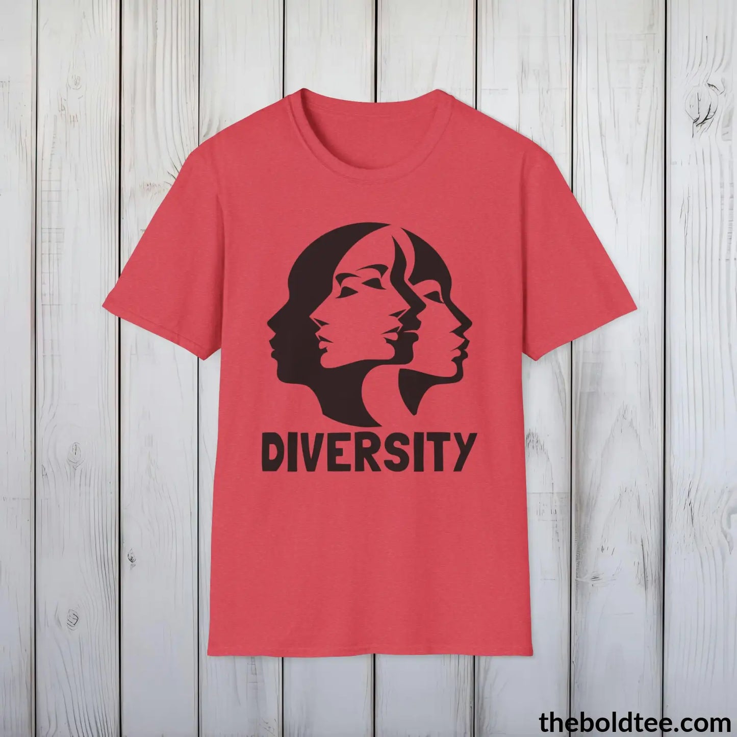 Diversity Awareness Tee - Sustainable & Soft Cotton Crewneck Unisex T-Shirt - 8 Trendy Colors