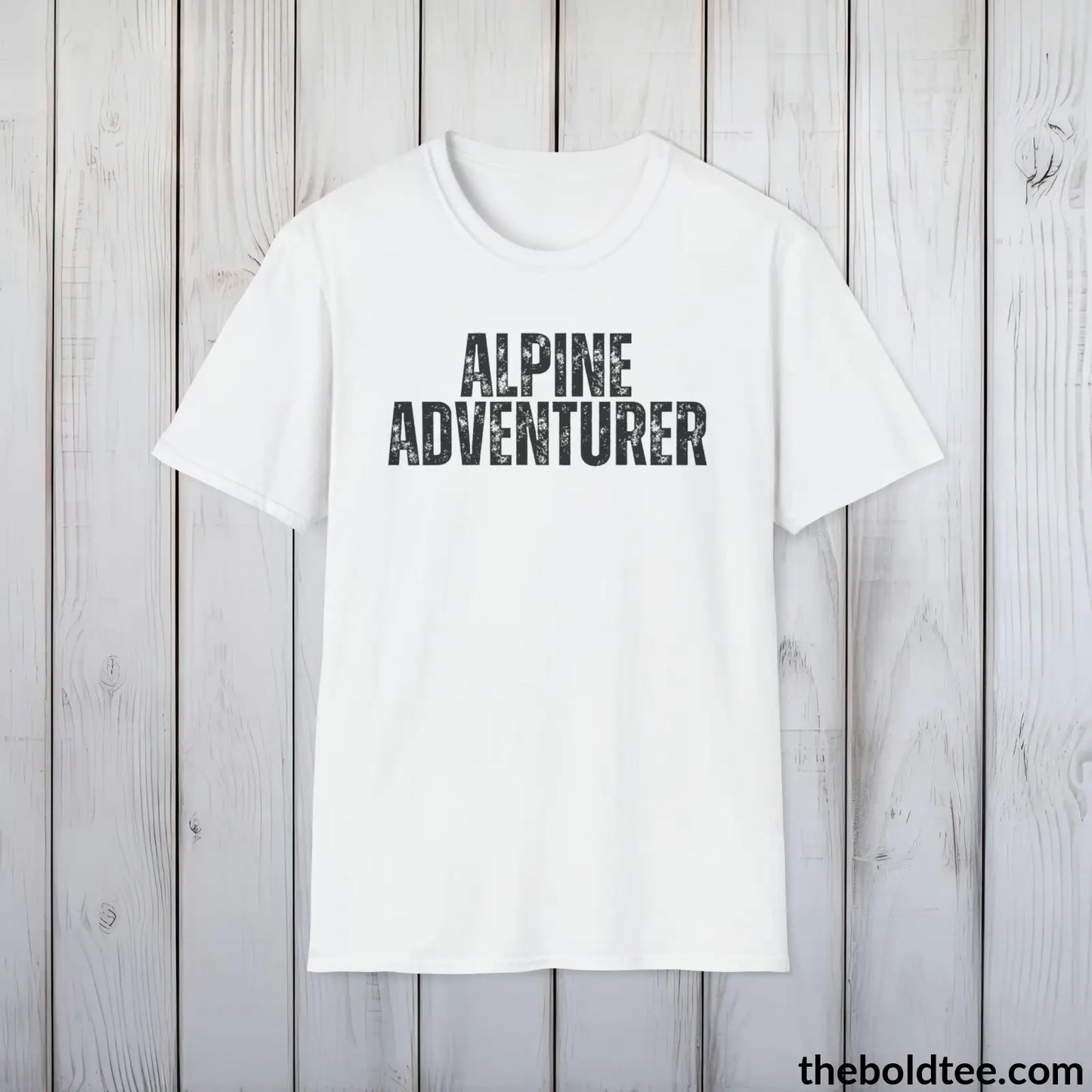 ALPINE ADVENTURER Hiking Tee - Sustainable & Soft Cotton Crewneck Unisex T-Shirt - 8 Trendy Colors