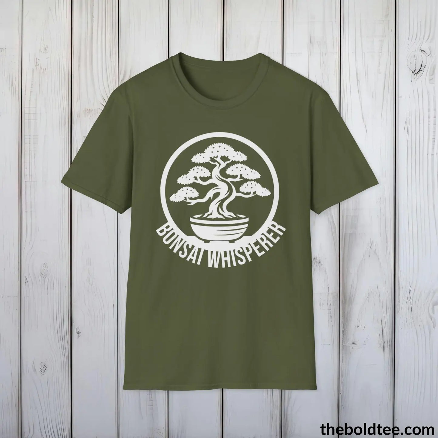 Bonsai Tree Enthusiast T-Shirt - Zen Bonsai Gardener Tee - Bonsai Hobbyist Essential Tee Gift - Cotton Comfort in 9 Colors