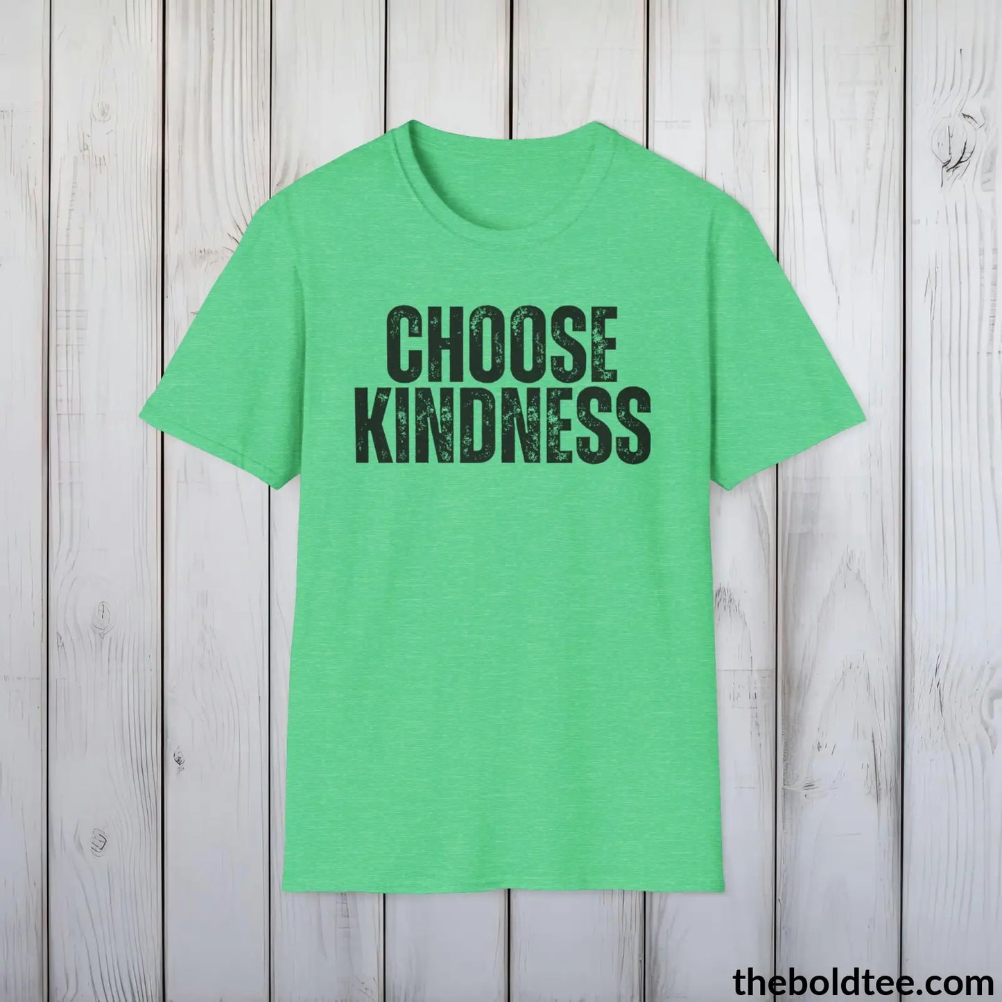 CHOOSE KINDNESS Mental Health Awareness Tee - Soft Cotton Crewneck Unisex T-Shirt - 8 Trendy Colors