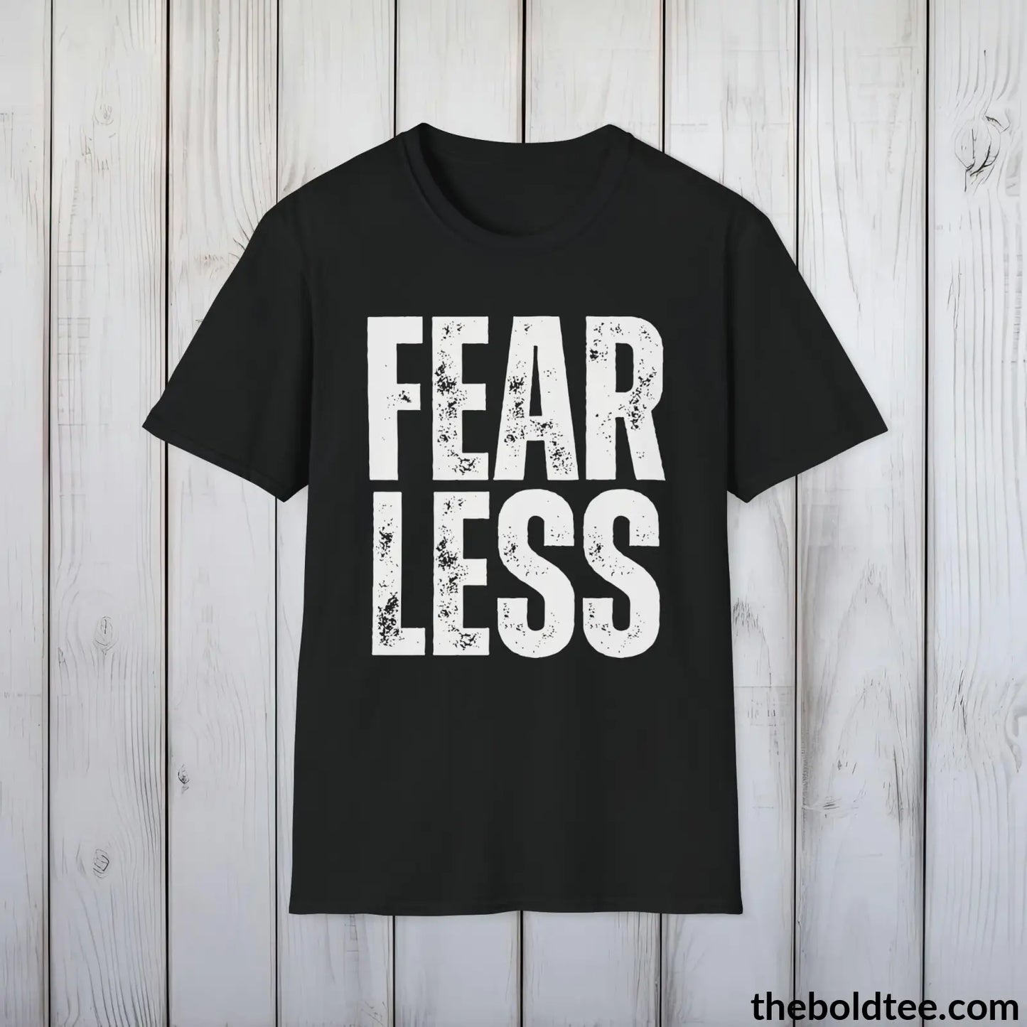 FEARLESS Tee - Casual, Sustainable & Soft Cotton Crewneck Unisex T-Shirt - 9 Bold Colors