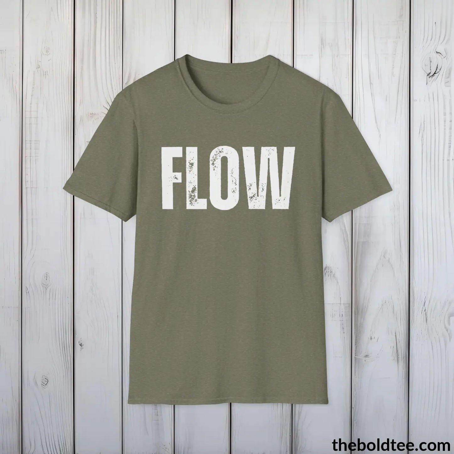 FLOW Tee - Bold Urbnan Cotton T-Shirt - 9 Epic Colors Available