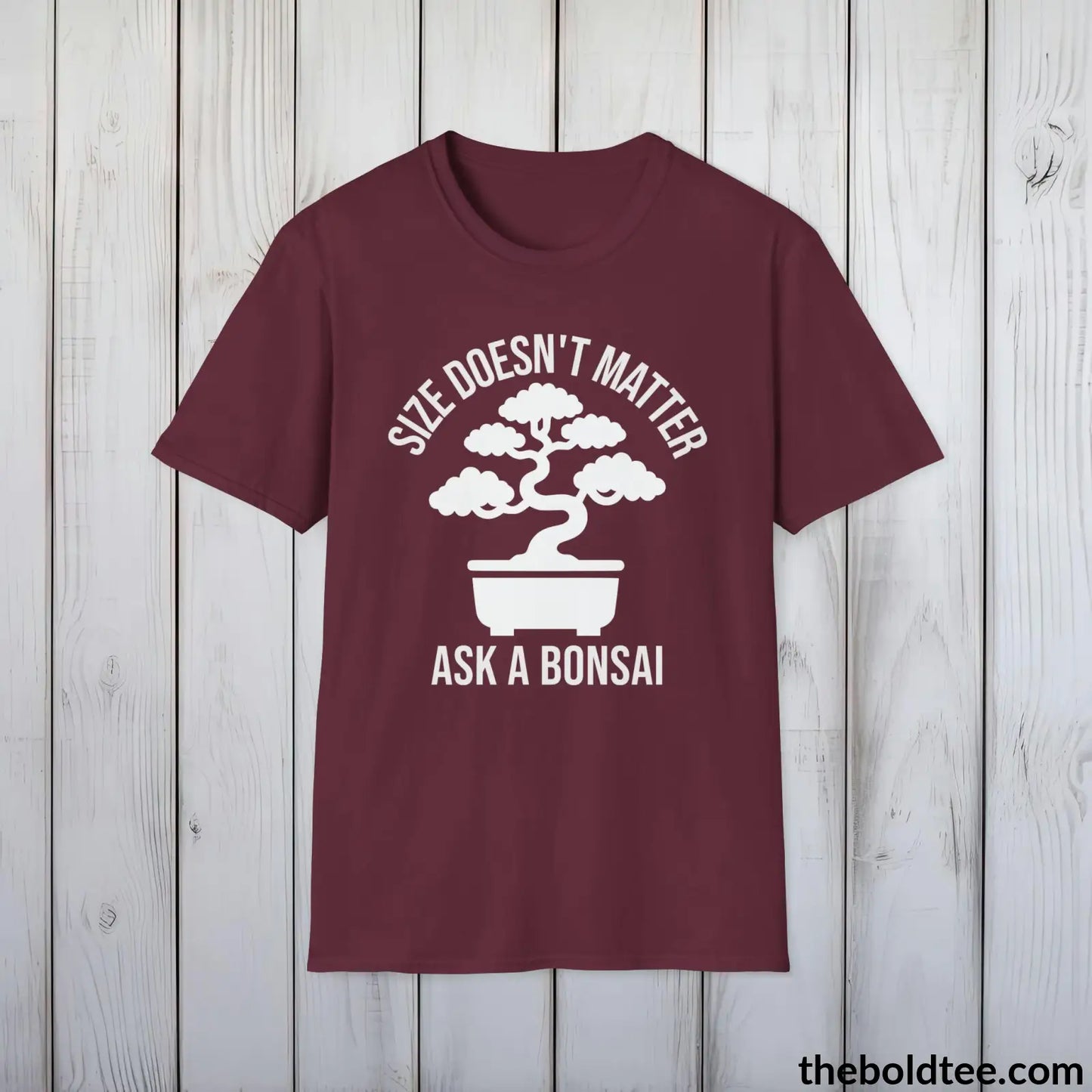 Bonsai Tree Enthusiast T-Shirt - Zen Bonsai Gardener Tee - Bonsai Hobbyist Essential Tee Gift - Cotton Comfort in 9 Colors