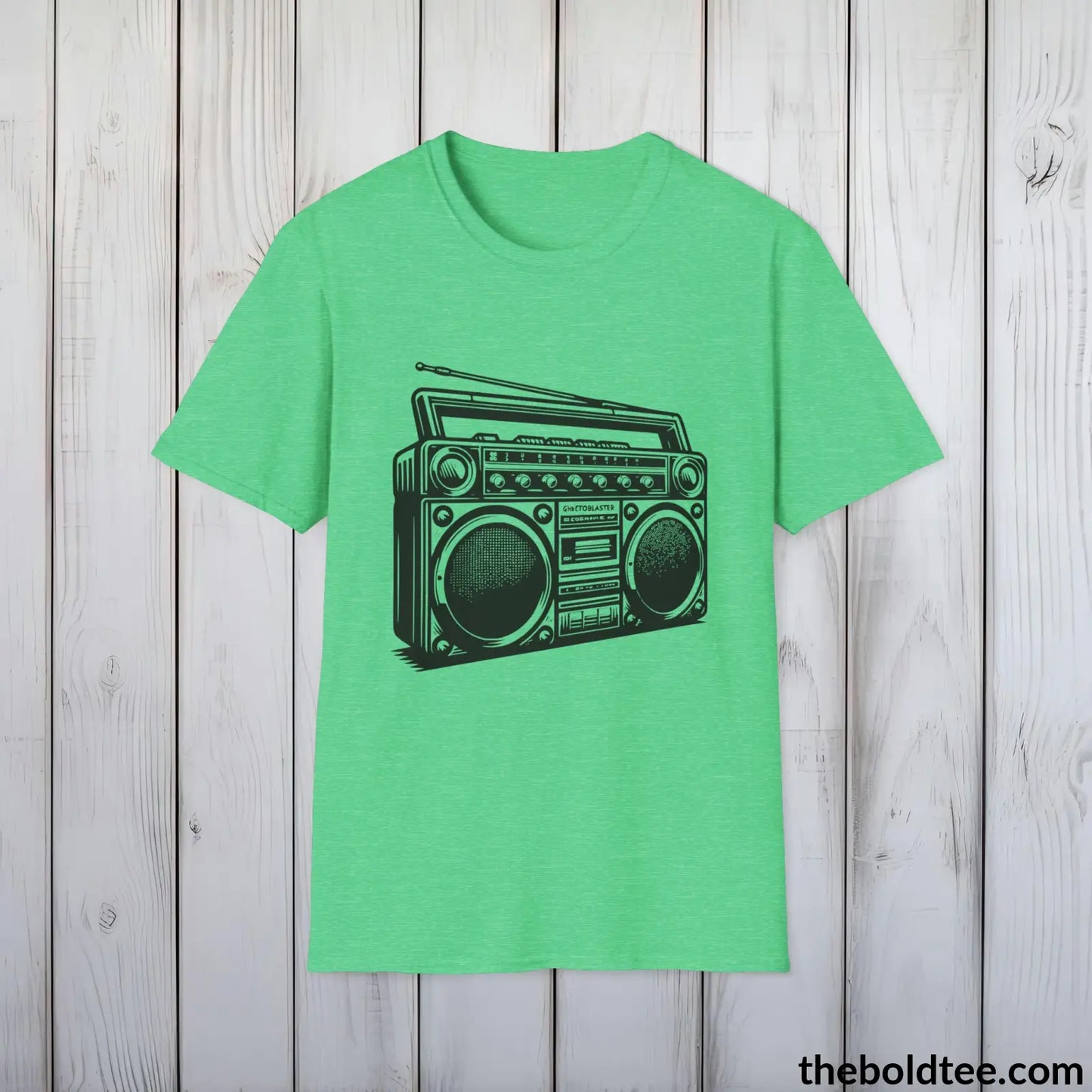 Cool 80s Hip Hop Swagger Tee - Premium Soft Cotton Crewneck Unisex T-Shirt - 8 Trendy Colors