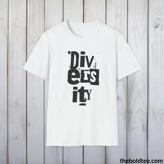 Diversity Awareness Tee - Sustainable & Soft Cotton Crewneck Unisex T-Shirt - 8 Trendy Colors