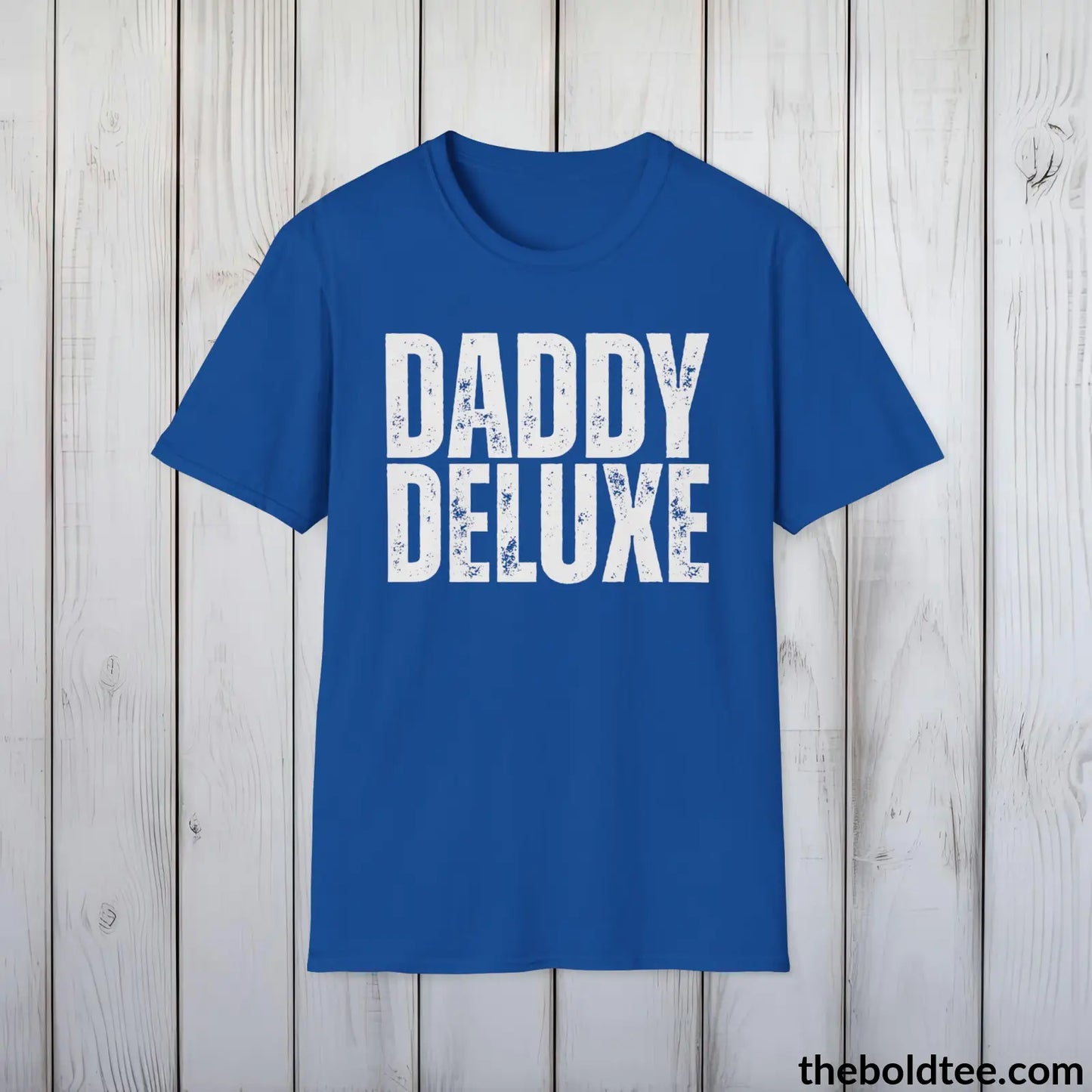 Daddy Deluxe Tee | Empowered Dad Classic Cotton Tee | Perfect Father Gift | Soft & Versatile | 9 Colors Available