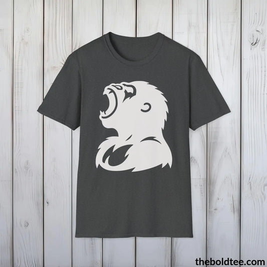 Badass Gorilla Tee - Bold Urbnan Cotton T-Shirt - 9 Epic Dark Colors Available