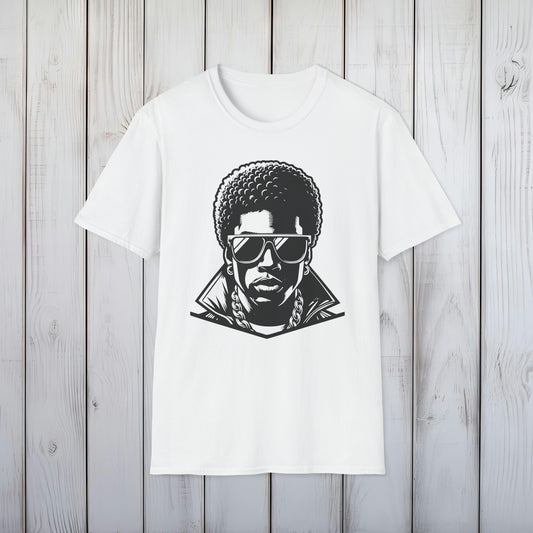 Cool 80s Hip Hop Swagger Tee - Premium Soft Cotton Crewneck Unisex T-Shirt - 8 Trendy Colors