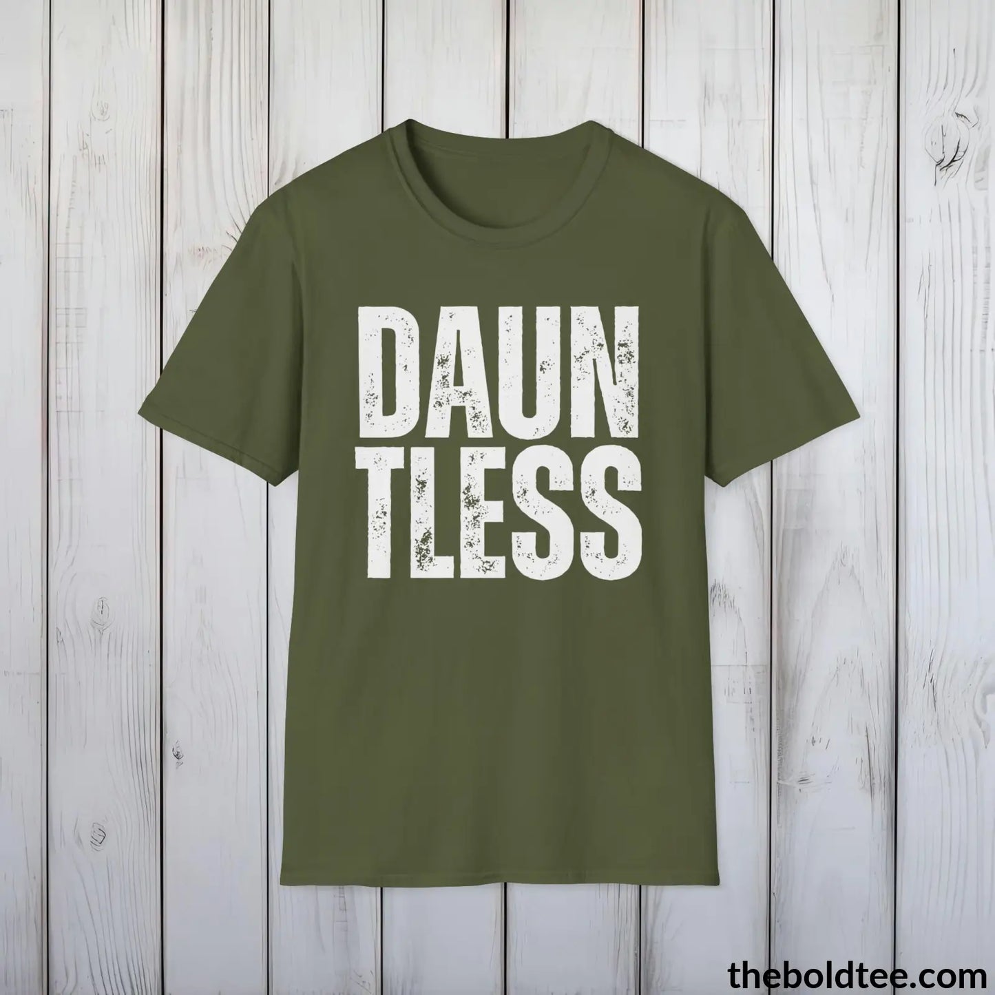 DAUNTLESS Tee - Casual, Sustainable & Soft Cotton Crewneck Unisex T-Shirt - 9 Bold Colors