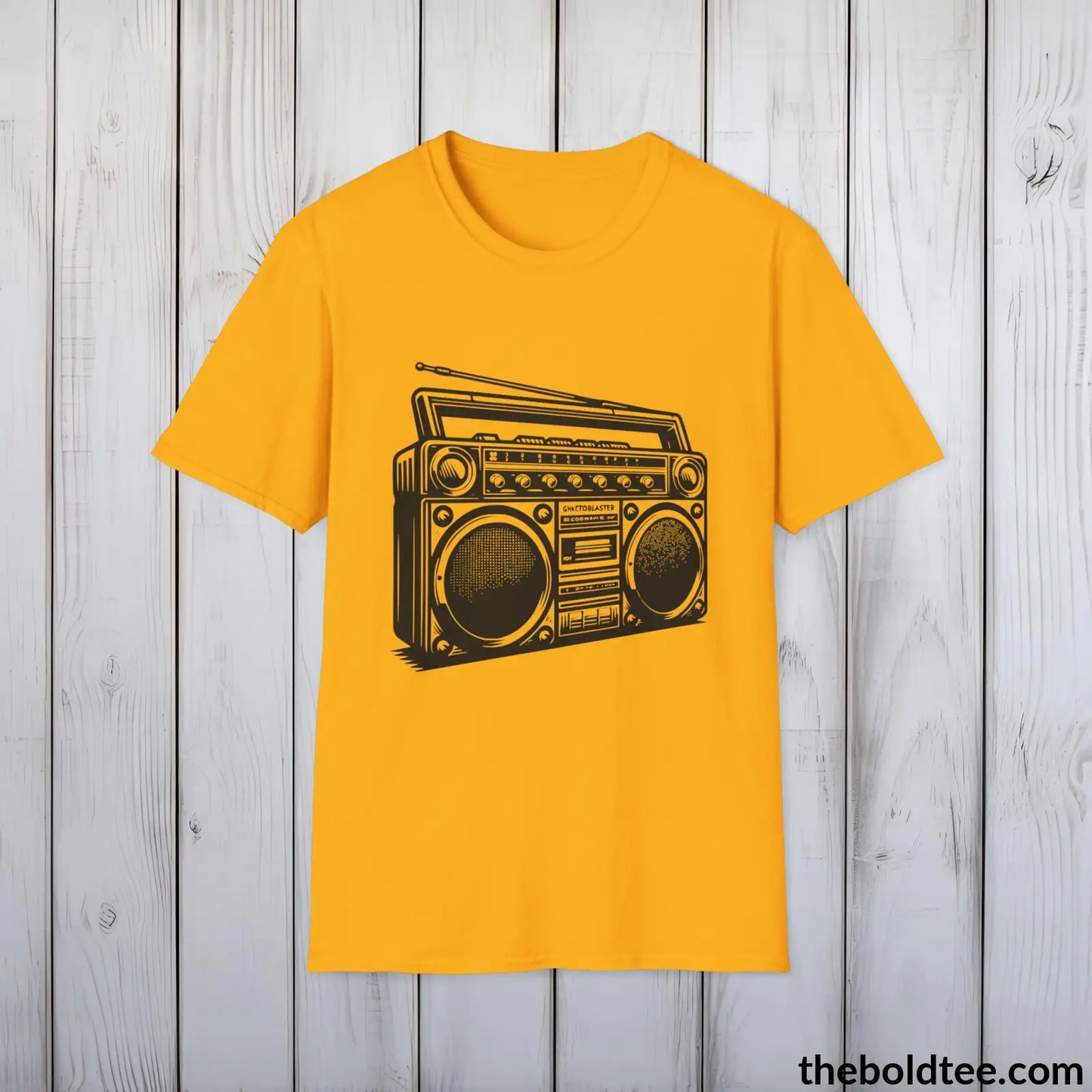 Cool 80s Hip Hop Swagger Tee - Premium Soft Cotton Crewneck Unisex T-Shirt - 8 Trendy Colors