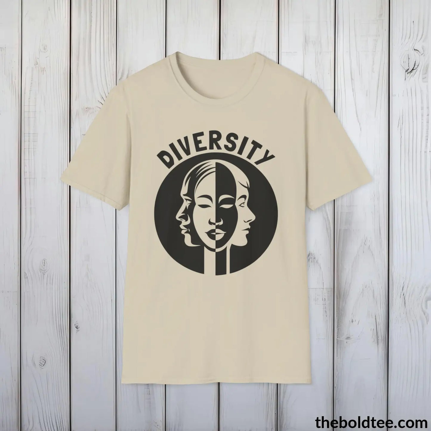 Diversity Awareness Tee - Sustainable & Soft Cotton Crewneck Unisex T-Shirt - 8 Trendy Colors