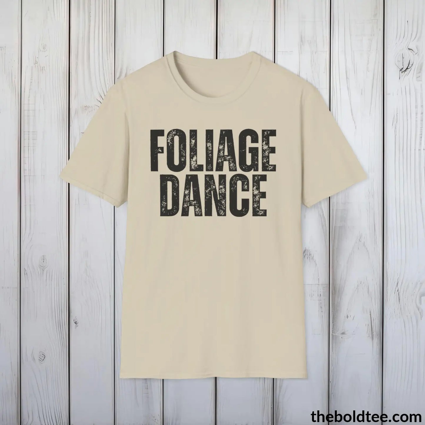 FOLIAGE DANCE Gardening Tee - Soft & Strong Cotton Crewneck Unisex T-Shirt - 8 Trendy Colors