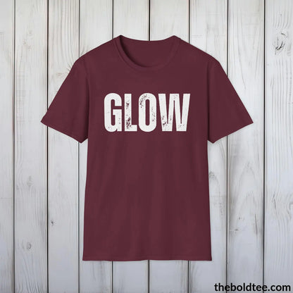 GLOW Tee - Bold Urbnan Cotton T-Shirt - 9 Epic Colors Available