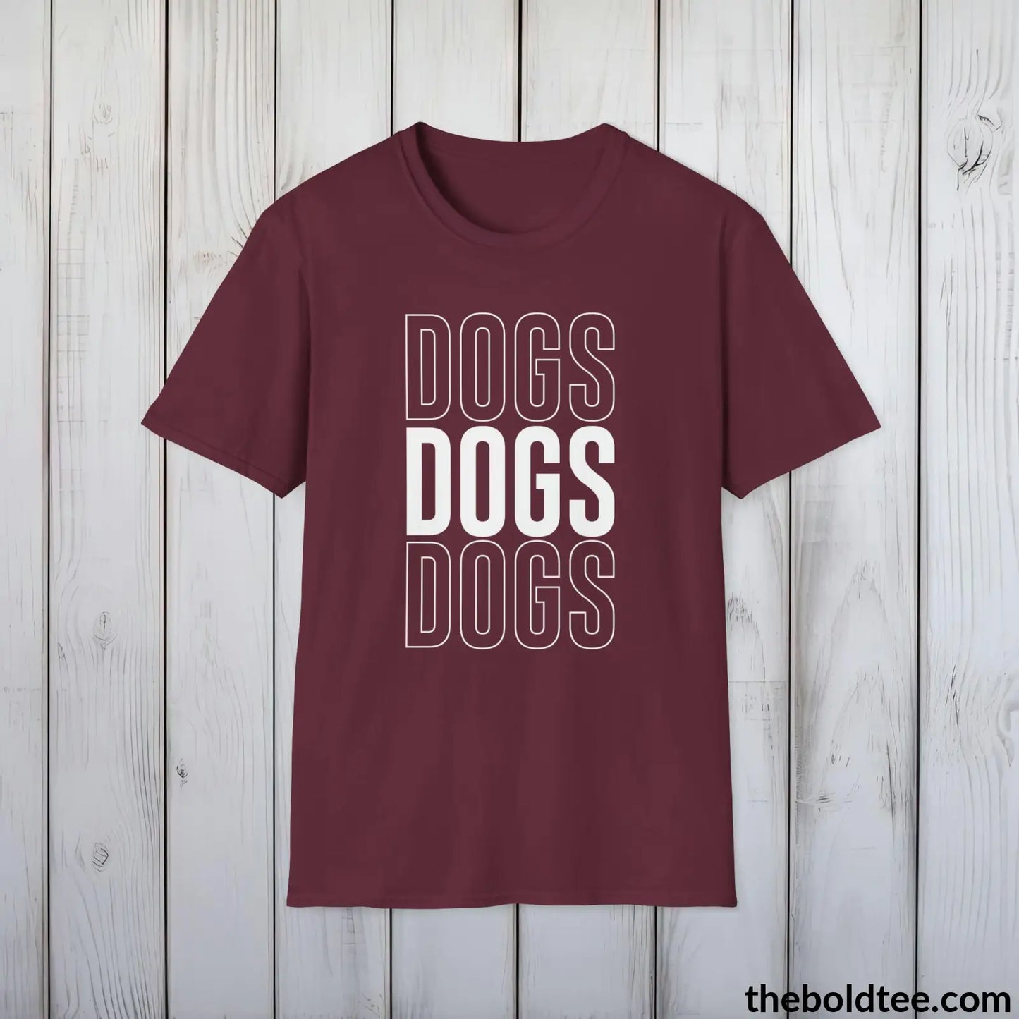 Cool Dogs T-Shirt - Pet Owner Everyday Shirt - Funny Dog Lover Shirt - Pet Puppy Lover Shirt Gift - Comfort in 9 Colors