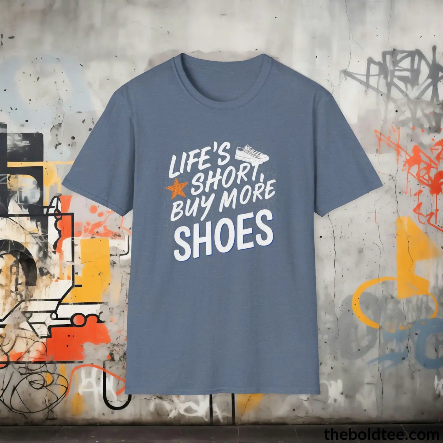 Copy of Shoe Lover's Delight T-Shirt - Sneaker Enthusiast's Softstyle Shirt - Perfect Gift for Cool Friends - 100% Ring-Spun Cotton - 3 Colors