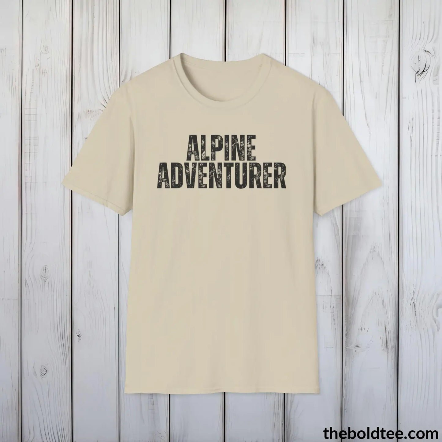 ALPINE ADVENTURER Hiking Tee - Sustainable & Soft Cotton Crewneck Unisex T-Shirt - 8 Trendy Colors