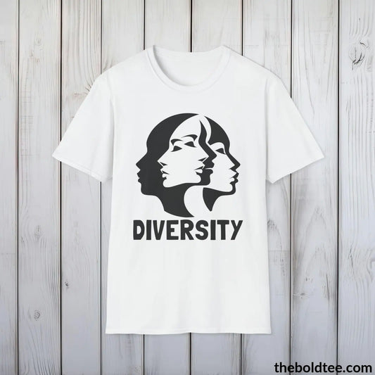 Diversity Awareness Tee - Sustainable & Soft Cotton Crewneck Unisex T-Shirt - 8 Trendy Colors