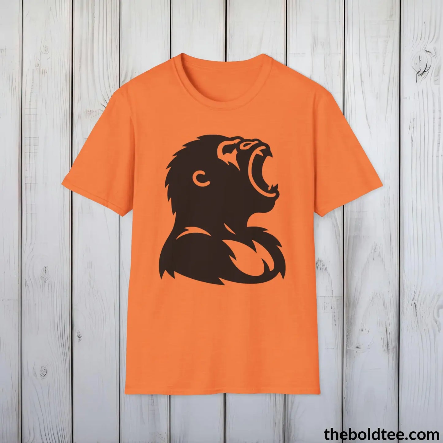 Badass Gorilla Tee - Bold Urban Cotton T-Shirt - 9 Bright Colors Available