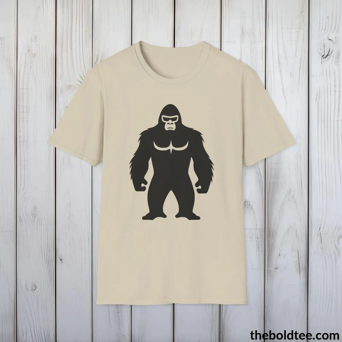 Badass Gorilla Tee - Bold Urban Cotton T-Shirt - 9 Bright Colors Available