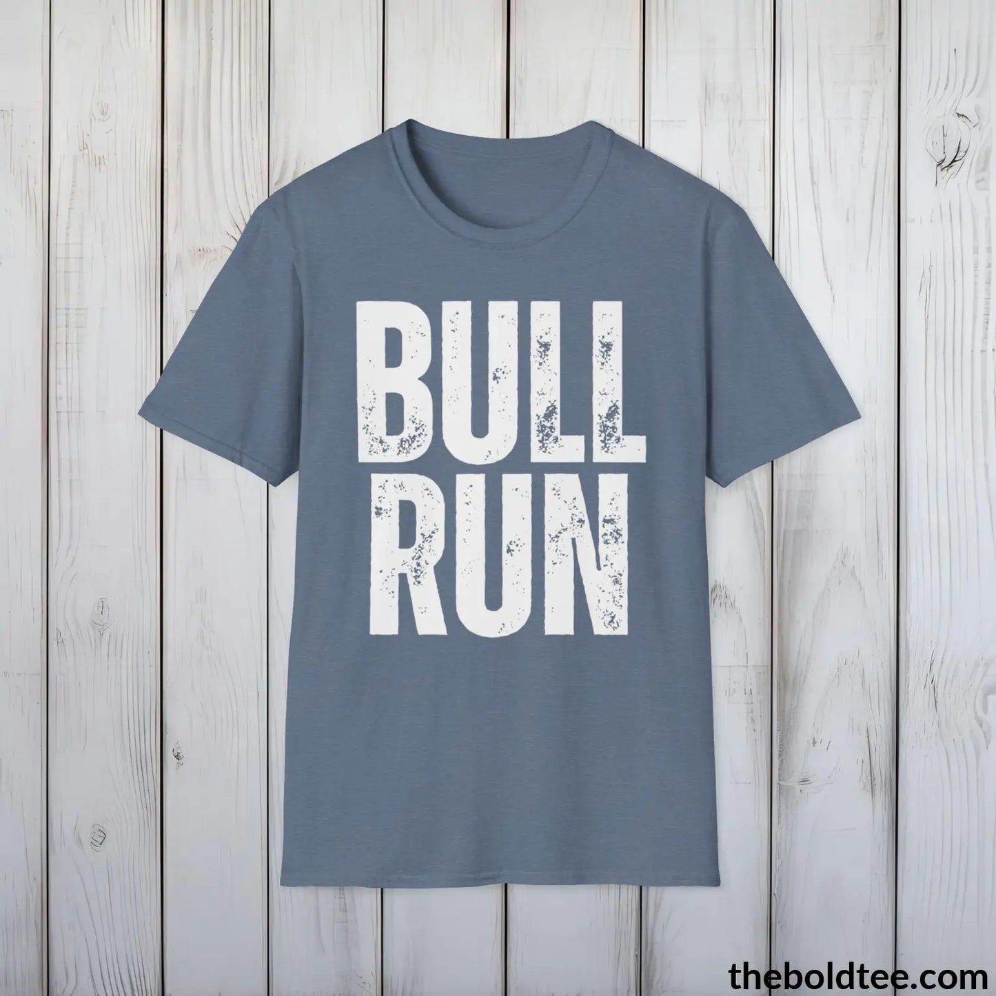 BULL RUN Cryptocurrency Tee - Premium Cotton Crewneck Unisex T-Shirt - 9 Bold Colors