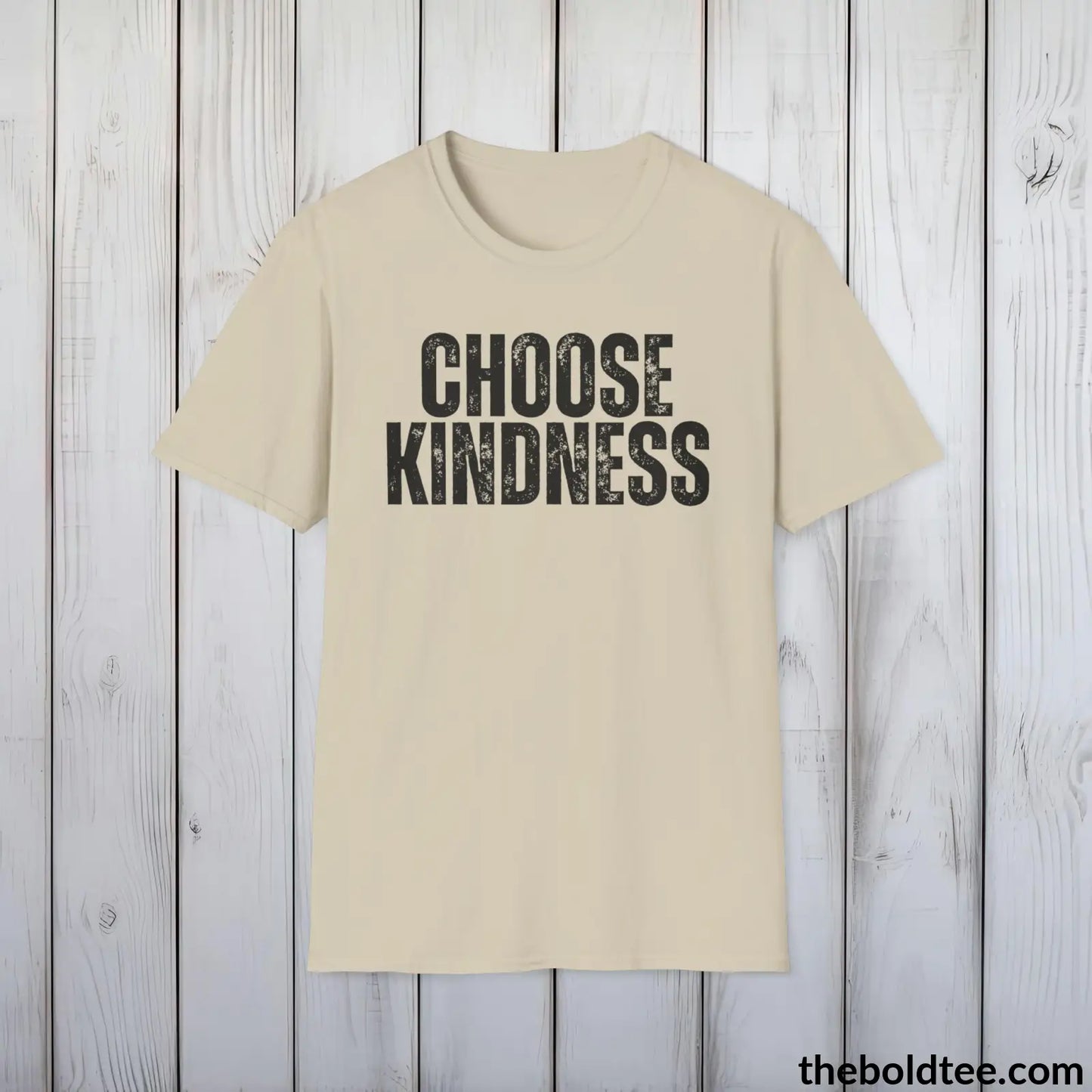 CHOOSE KINDNESS Mental Health Awareness Tee - Soft Cotton Crewneck Unisex T-Shirt - 8 Trendy Colors