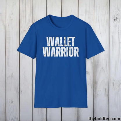 T-Shirt Royal / S WALLET WARRIOR  Cryptocurrency Tee - Premium Cotton Crewneck Unisex T-Shirt - 9 Bold Colors