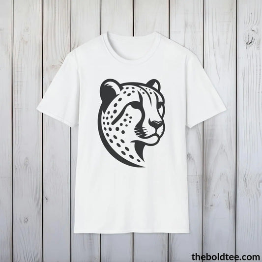 Cheetah Tee - Casual, Sustainable & Soft Cotton Crewneck Unisex T-Shirt - 9 Bold Colors