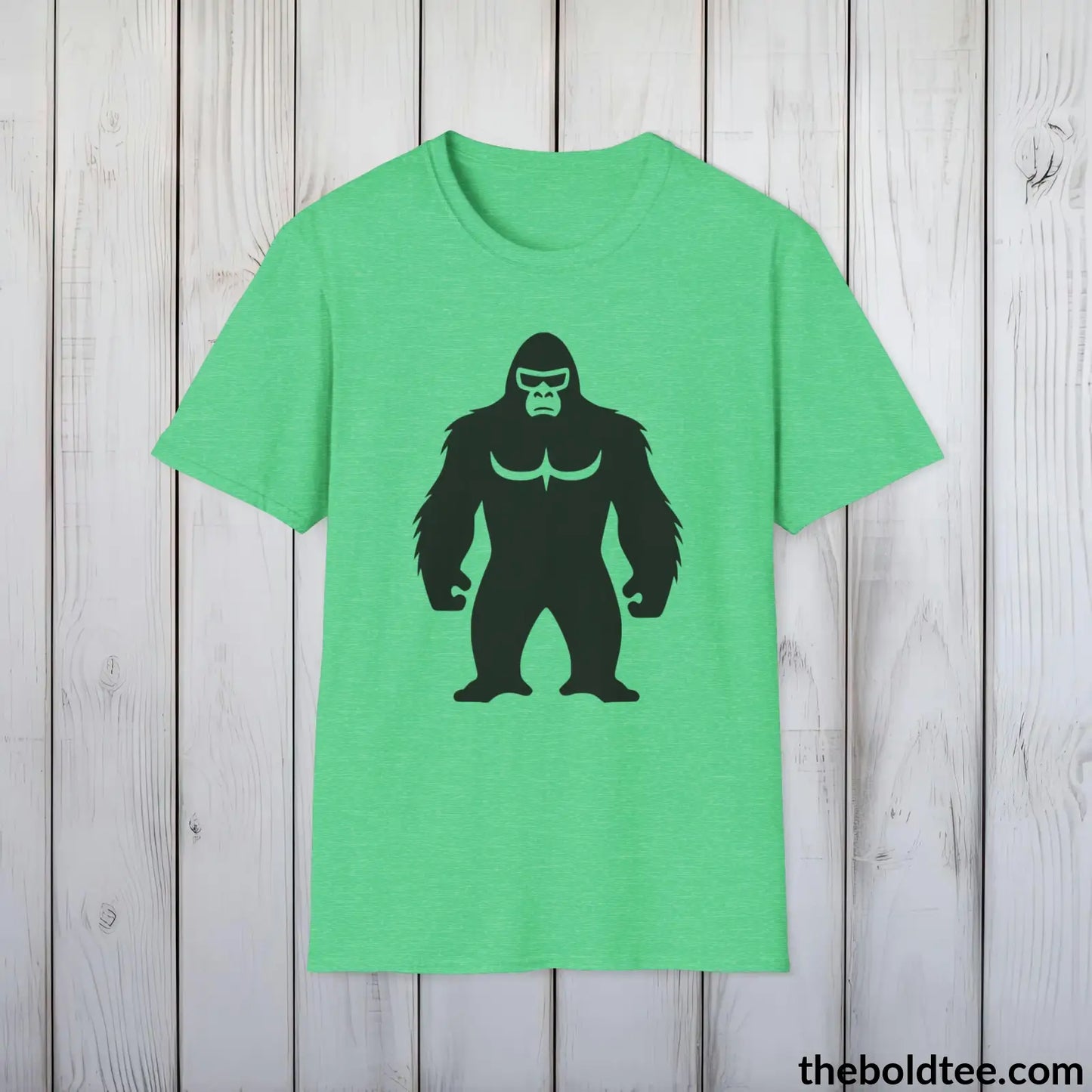 Badass Gorilla Tee - Bold Urban Cotton T-Shirt - 9 Bright Colors Available