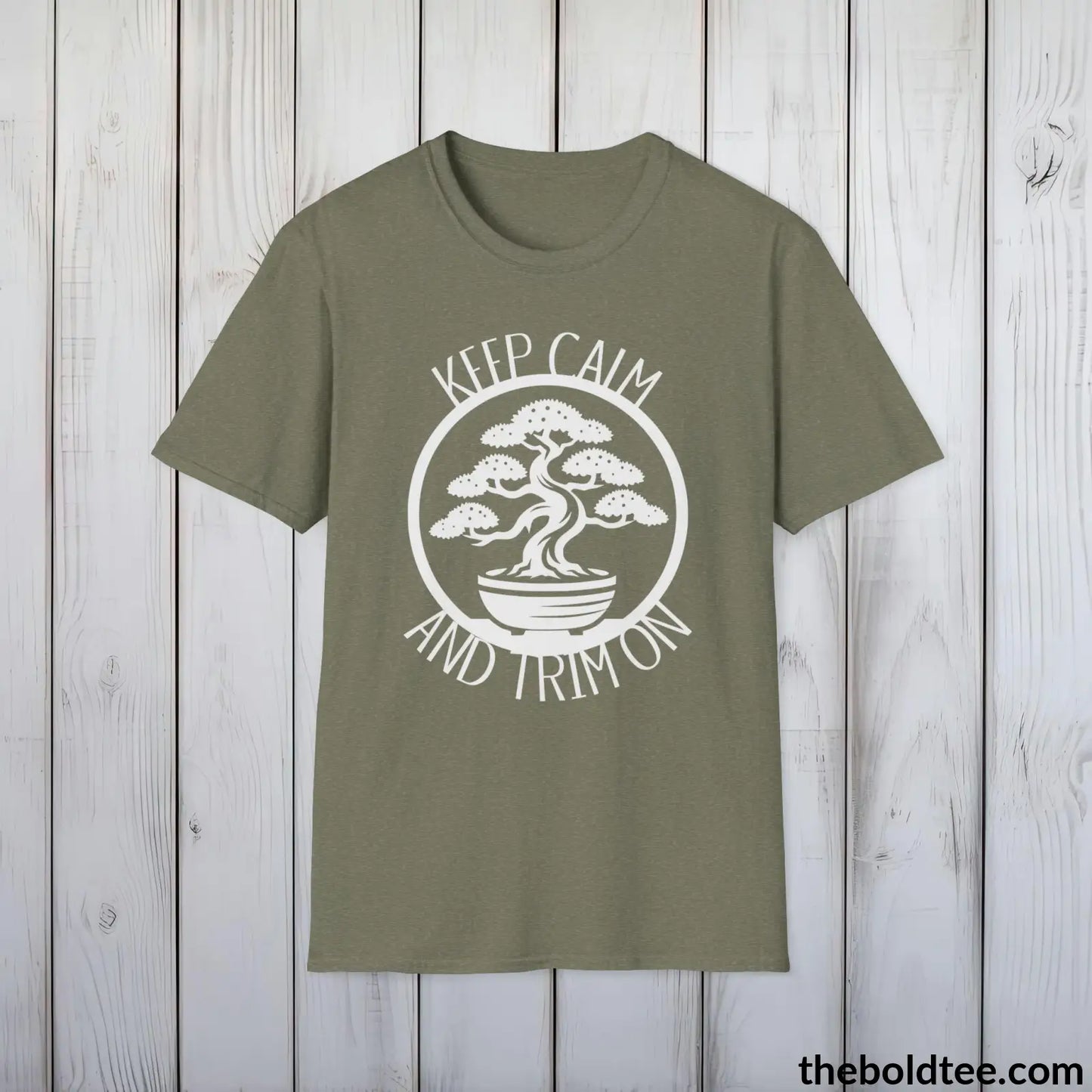 Bonsai Tree Enthusiast T-Shirt - Zen Bonsai Gardener Tee - Bonsai Hobbyist Essential Tee Gift - Cotton Comfort in 9 Colors