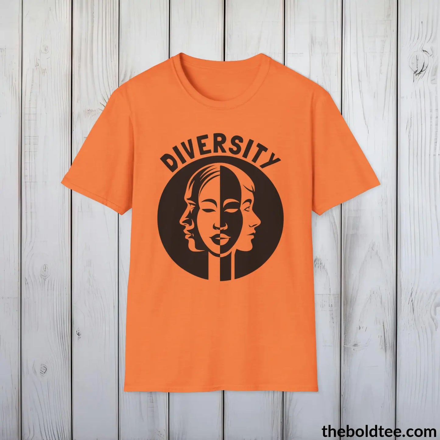 Diversity Awareness Tee - Sustainable & Soft Cotton Crewneck Unisex T-Shirt - 8 Trendy Colors