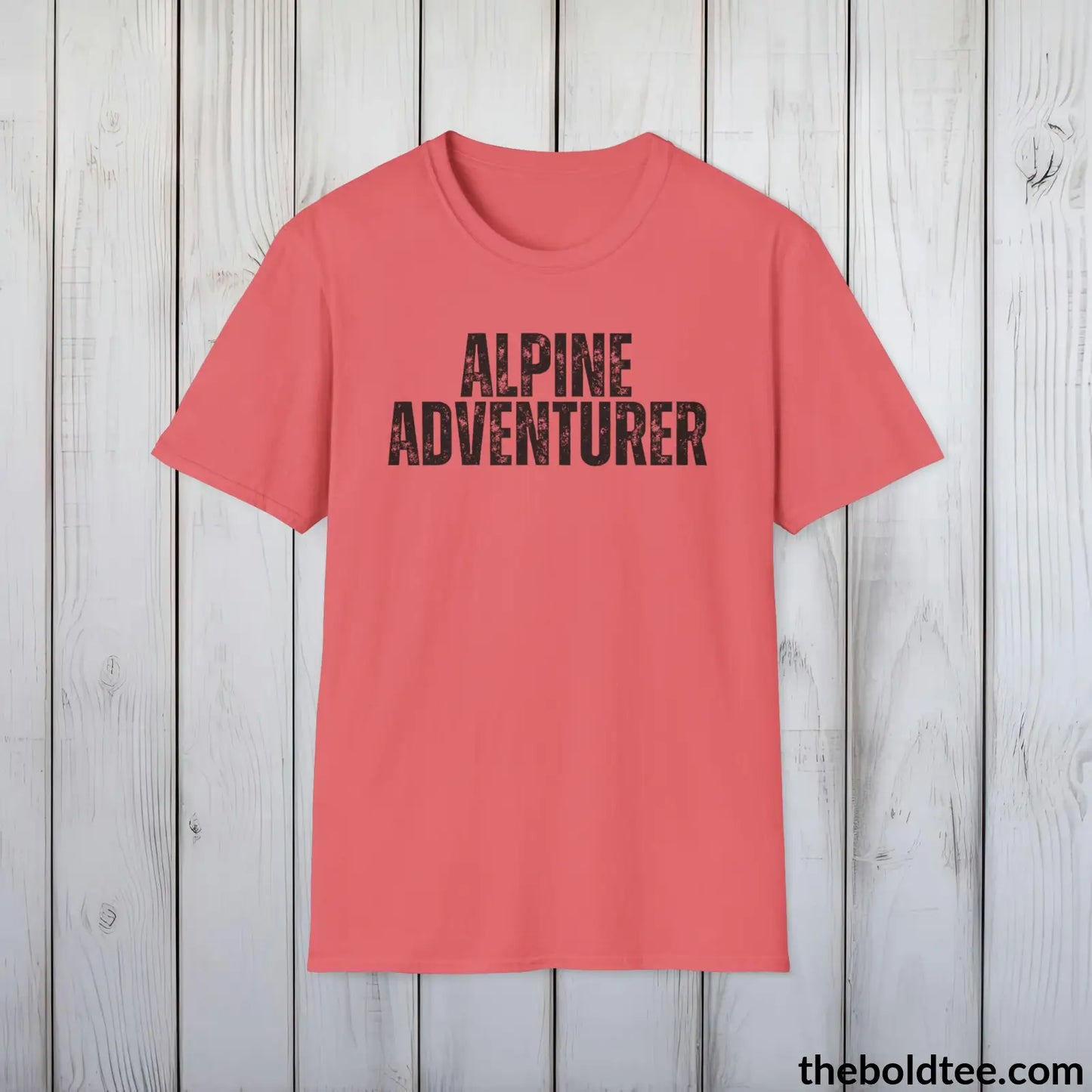 ALPINE ADVENTURER Hiking Tee - Sustainable & Soft Cotton Crewneck Unisex T-Shirt - 8 Trendy Colors