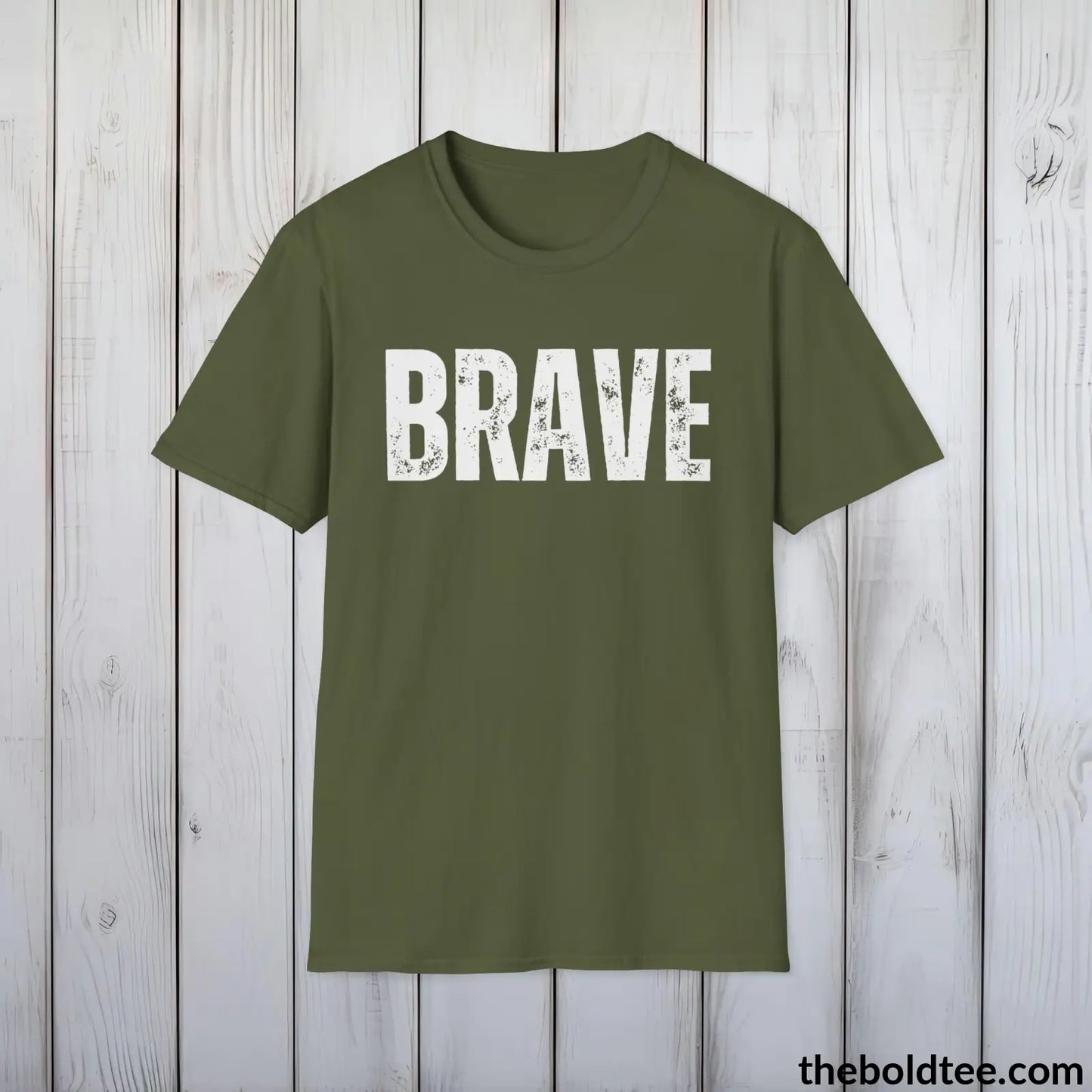 BRAVE Tee - Bold Urbnan Cotton T-Shirt - 9 Epic Colors Available