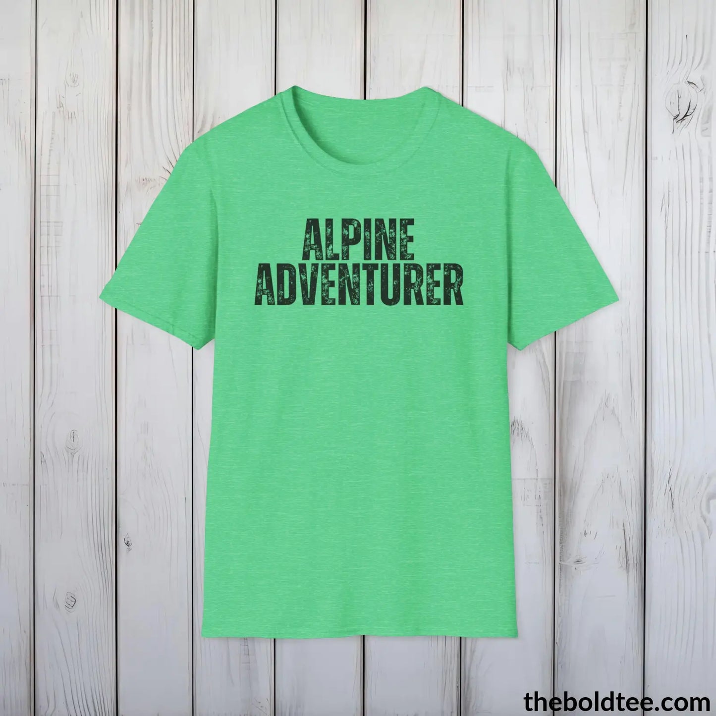 ALPINE ADVENTURER Hiking Tee - Sustainable & Soft Cotton Crewneck Unisex T-Shirt - 8 Trendy Colors