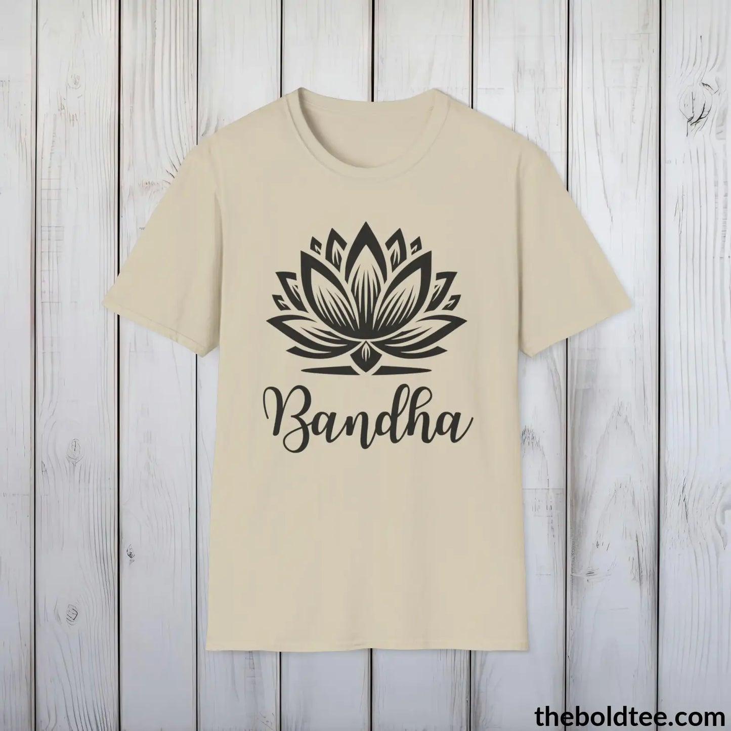 Bandha Yoga Tee - Sustainable & Soft Cotton Crewneck Unisex T-Shirt - 9 Bold Colors