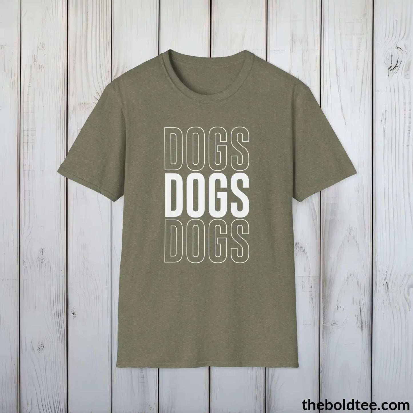 Cool Dogs T-Shirt - Pet Owner Everyday Shirt - Funny Dog Lover Shirt - Pet Puppy Lover Shirt Gift - Comfort in 9 Colors