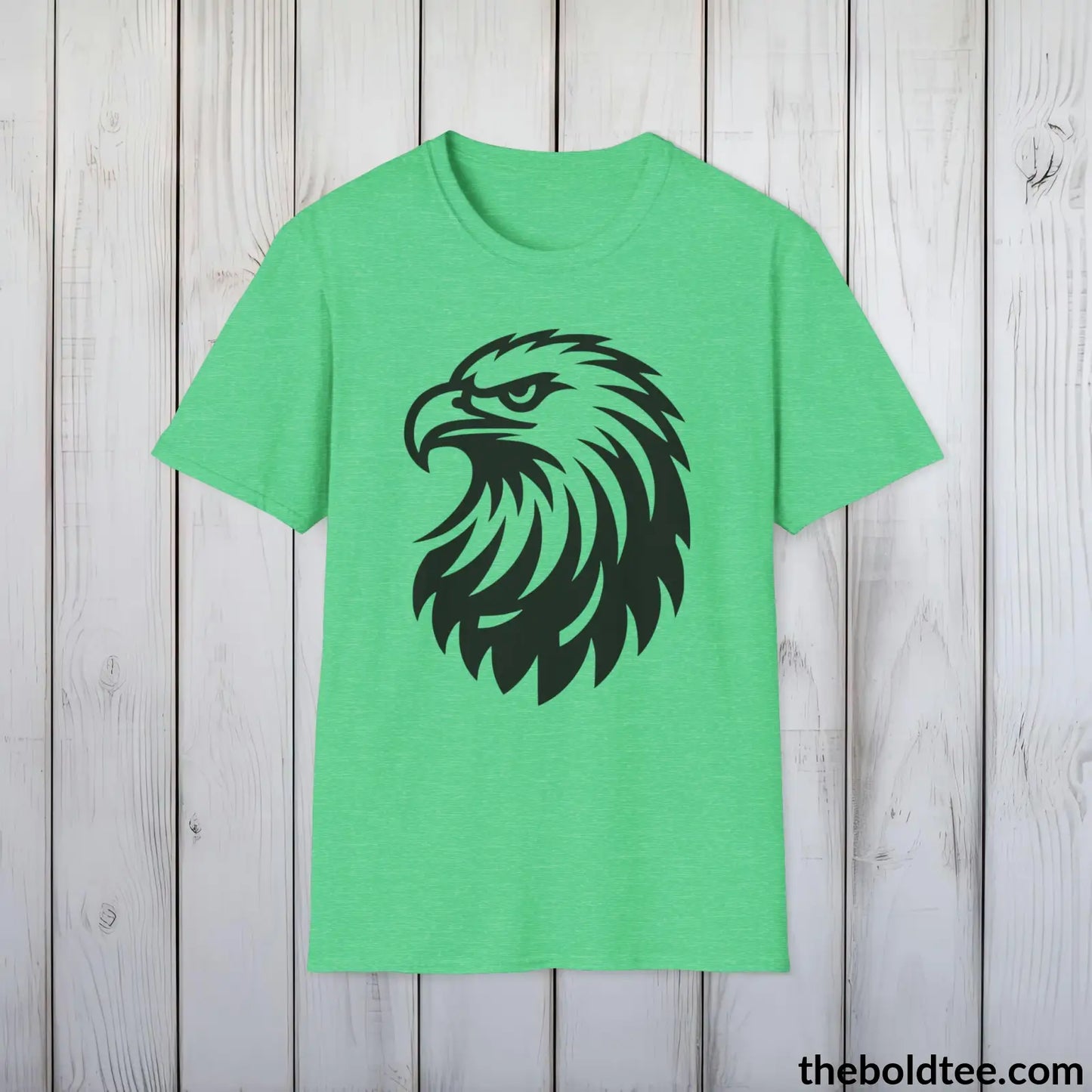 Eagle Tee - Casual, Sustainable & Soft Cotton Crewneck Unisex T-Shirt - 9 Bold Colors