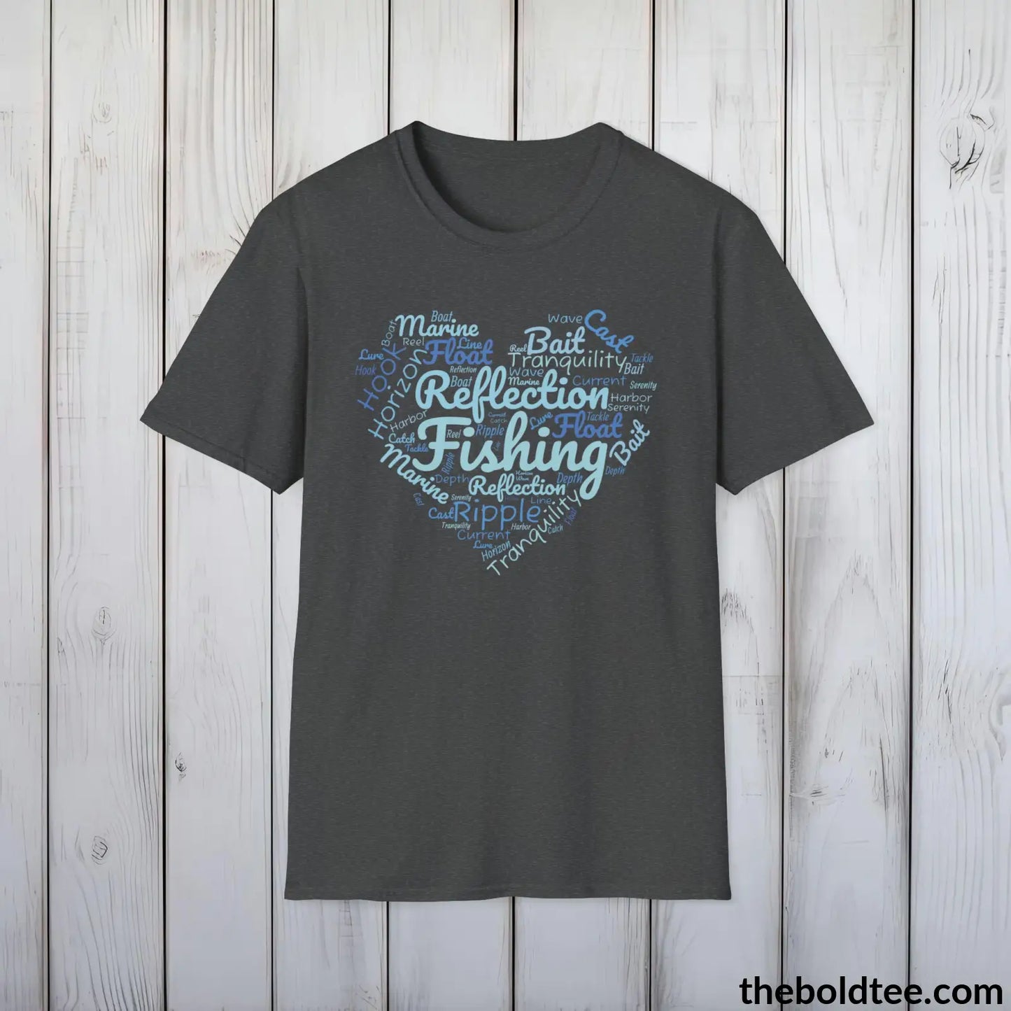 Charming Fishing T-Shirt - Fishing Gift For Fishermen - Fishing Graphic Tee - Sport Fishing T-Shirt - 9 Trendy Colors