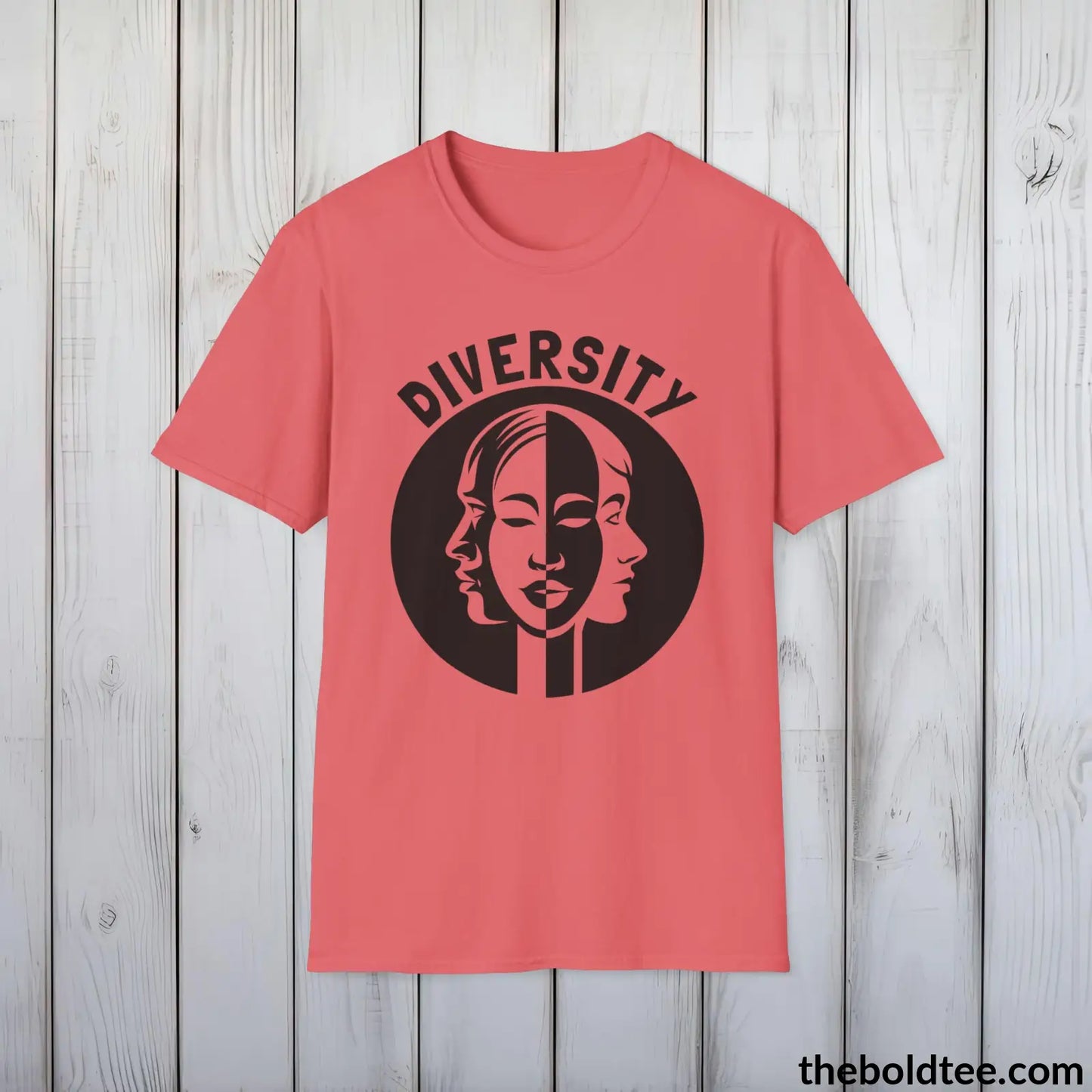 Diversity Awareness Tee - Sustainable & Soft Cotton Crewneck Unisex T-Shirt - 8 Trendy Colors