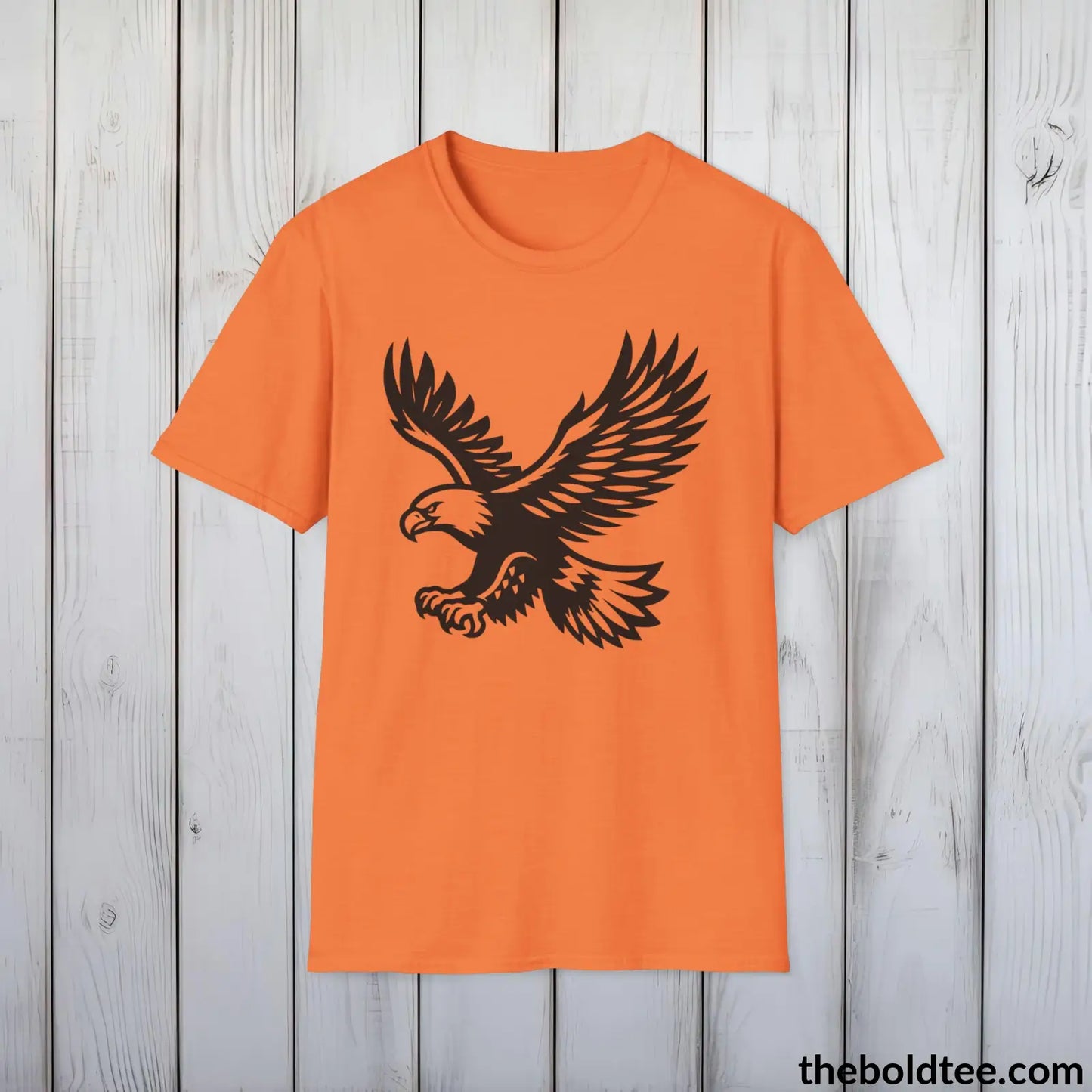 Eagle Tee - Casual, Sustainable & Soft Cotton Crewneck Unisex T-Shirt - 9 Bold Colors