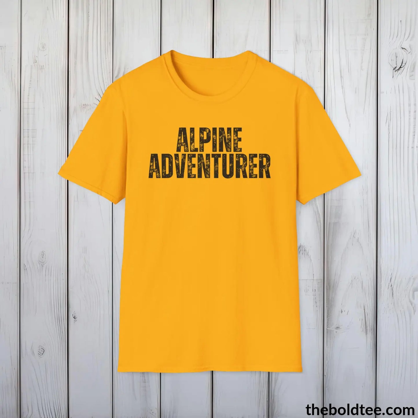 ALPINE ADVENTURER Hiking Tee - Sustainable & Soft Cotton Crewneck Unisex T-Shirt - 8 Trendy Colors