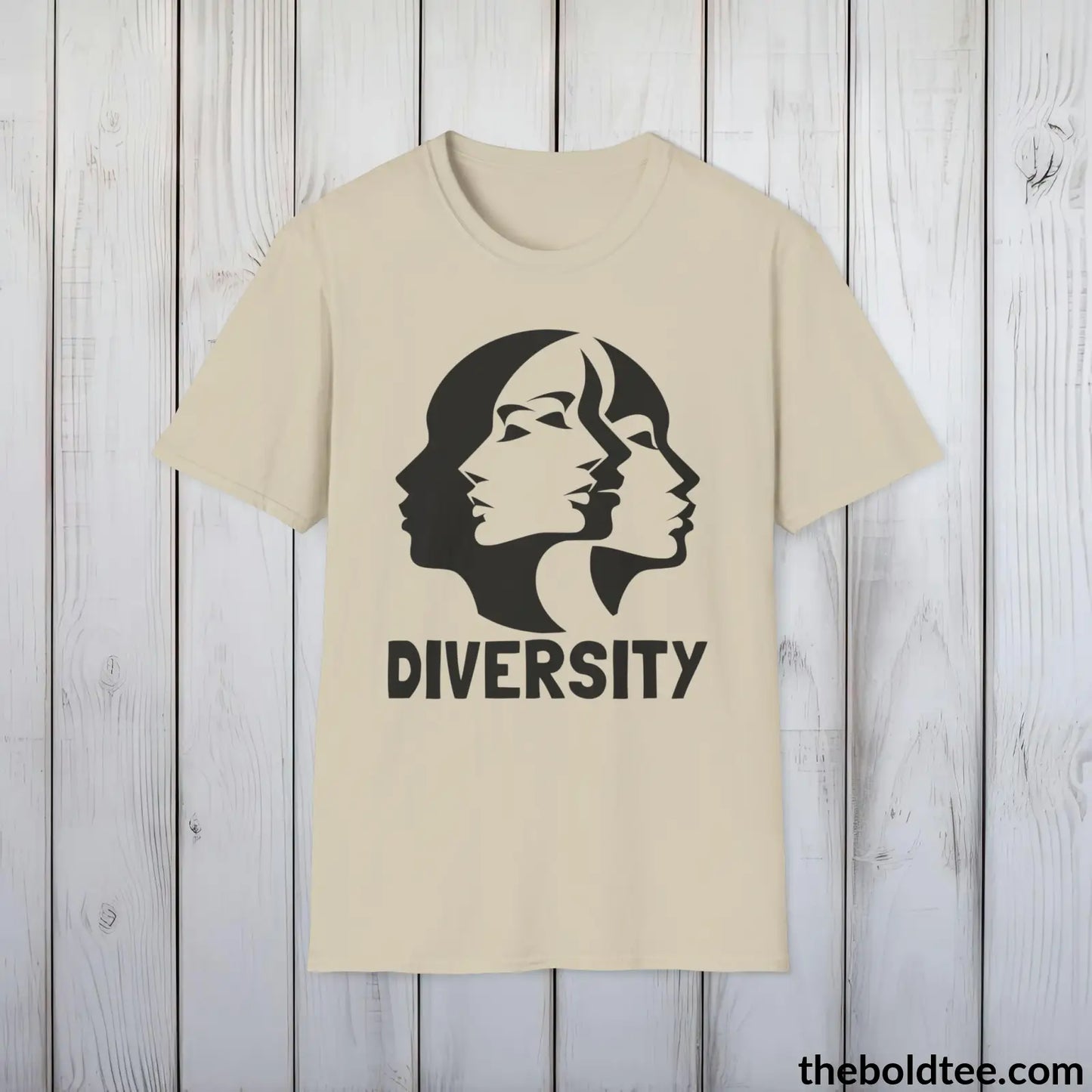 Diversity Awareness Tee - Sustainable & Soft Cotton Crewneck Unisex T-Shirt - 8 Trendy Colors