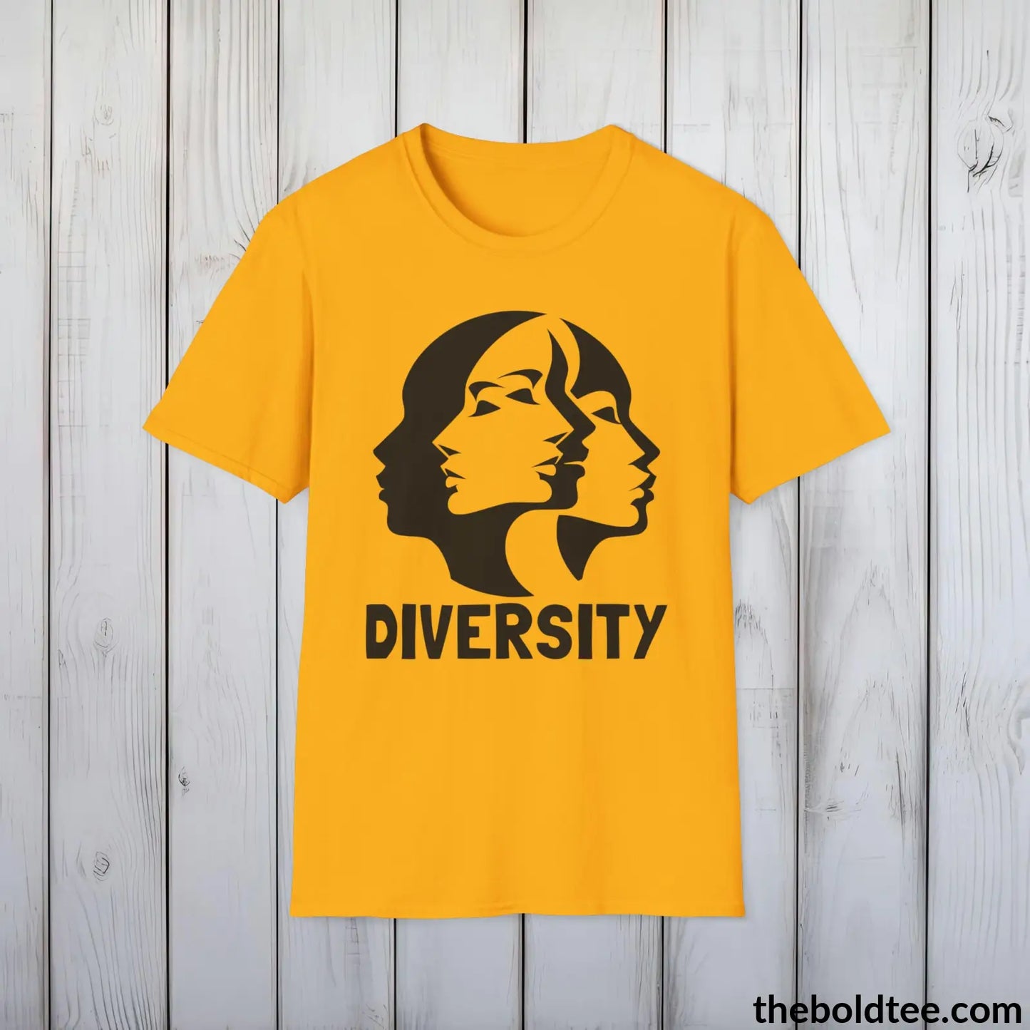 Diversity Awareness Tee - Sustainable & Soft Cotton Crewneck Unisex T-Shirt - 8 Trendy Colors