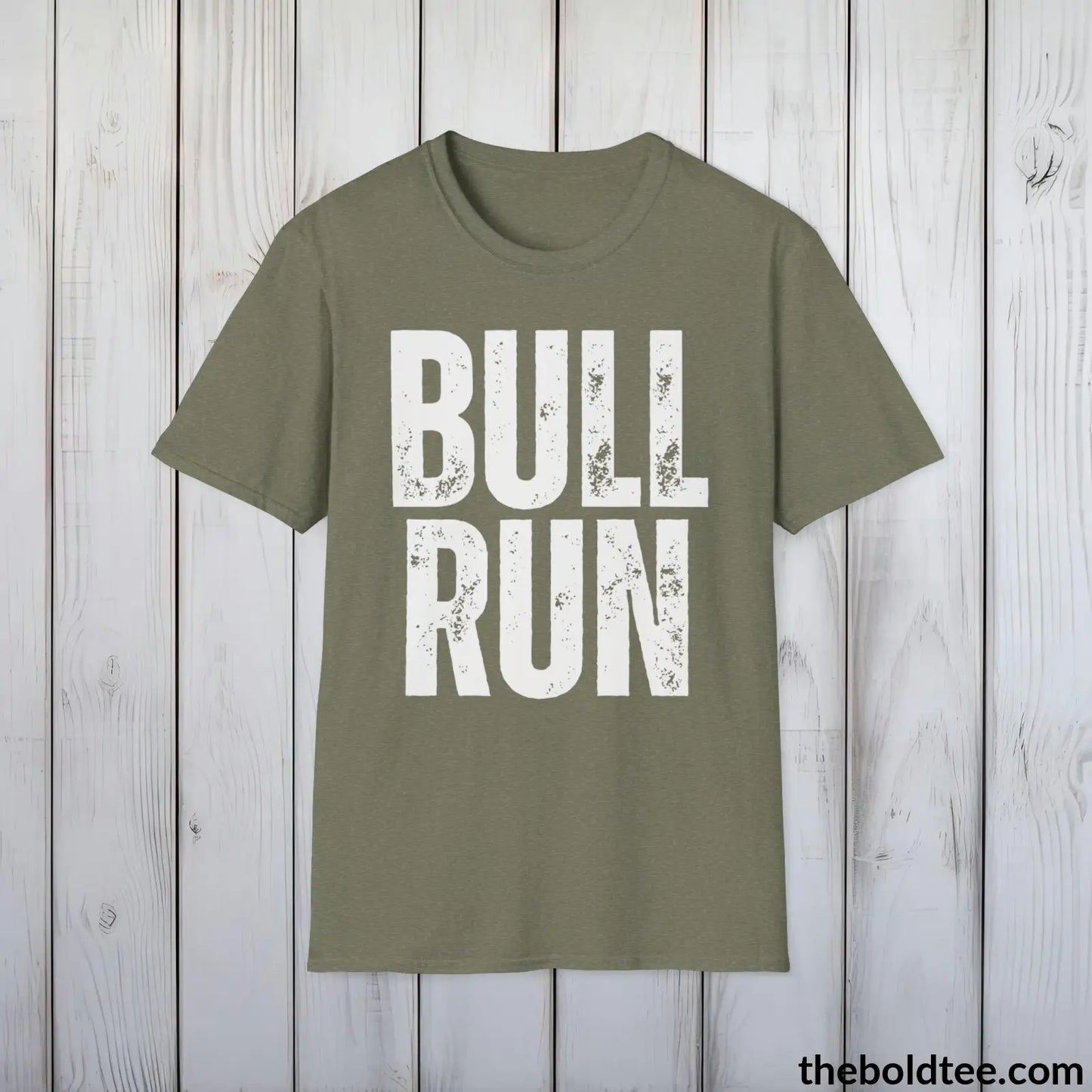 BULL RUN Cryptocurrency Tee - Premium Cotton Crewneck Unisex T-Shirt - 9 Bold Colors