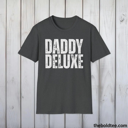 Daddy Deluxe Tee | Empowered Dad Classic Cotton Tee | Perfect Father Gift | Soft & Versatile | 9 Colors Available