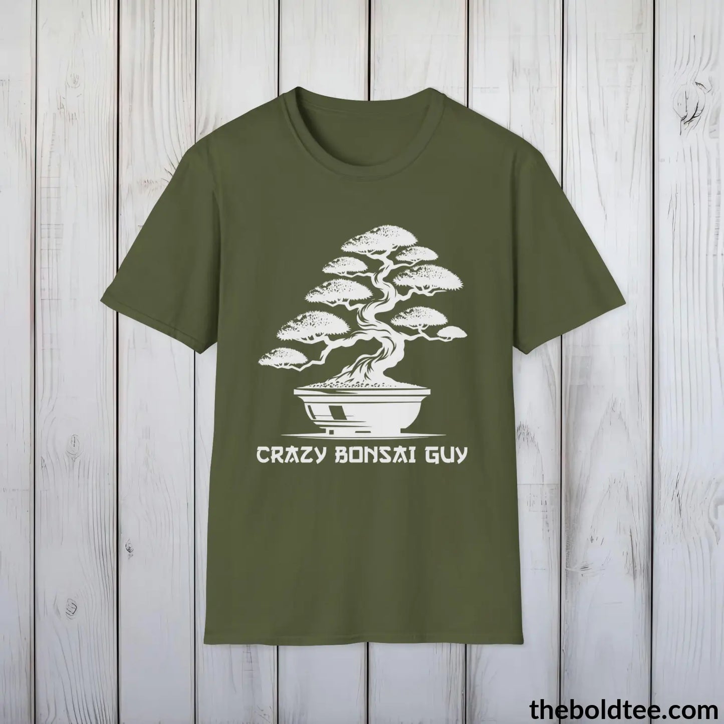 Bonsai Tree Enthusiast T-Shirt - Zen Bonsai Gardener Tee - Bonsai Hobbyist Essential Tee Gift - Cotton Comfort in 9 Colors