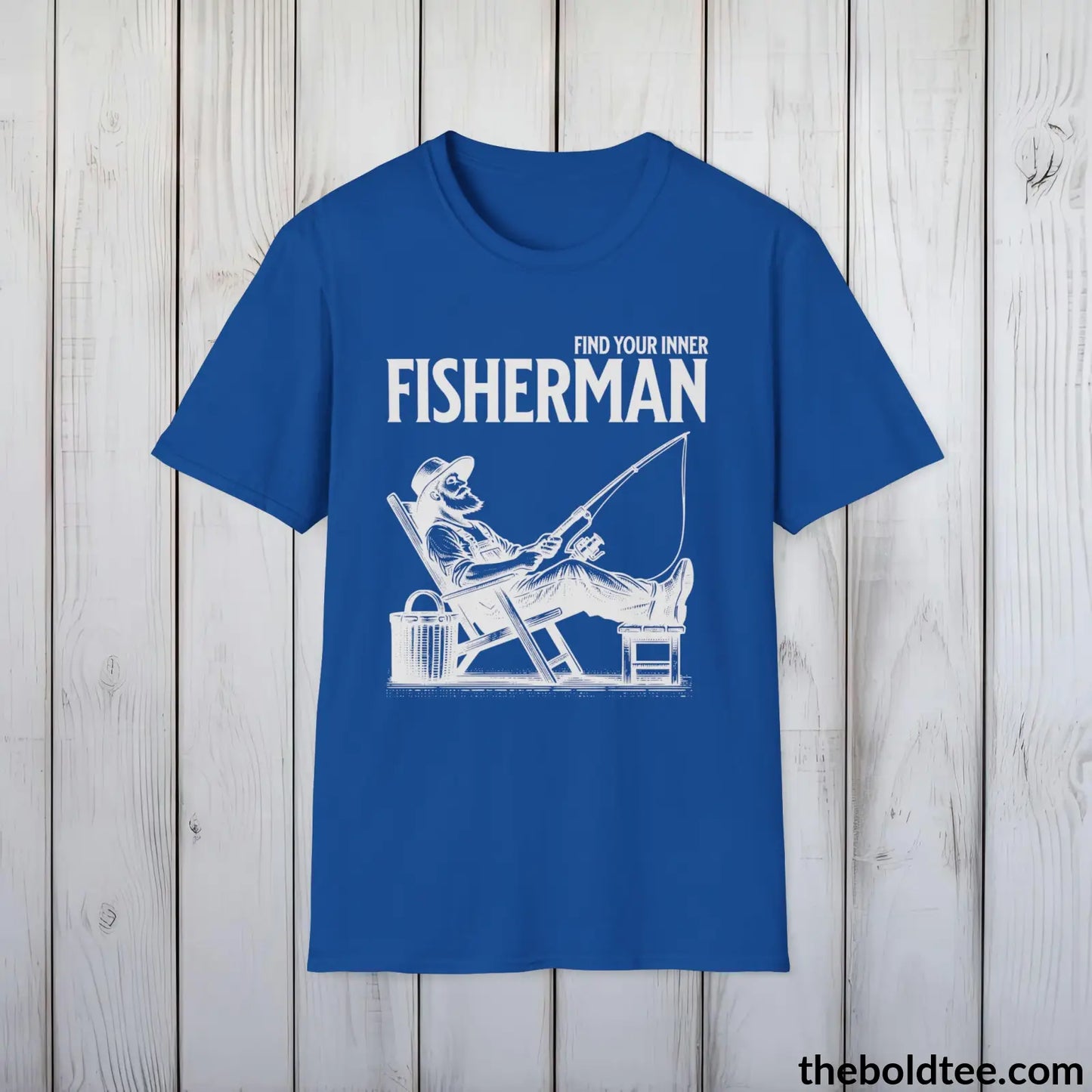 Find Your Inner Fisherman T-Shirt - Fishing Gift For Fishermen - Premium Fishing Graphic Tee - Sport Fishing T-Shirt - 9 Colors Available