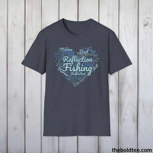 Charming Fishing T-Shirt - Fishing Gift For Fishermen - Fishing Graphic Tee - Sport Fishing T-Shirt - 9 Trendy Colors