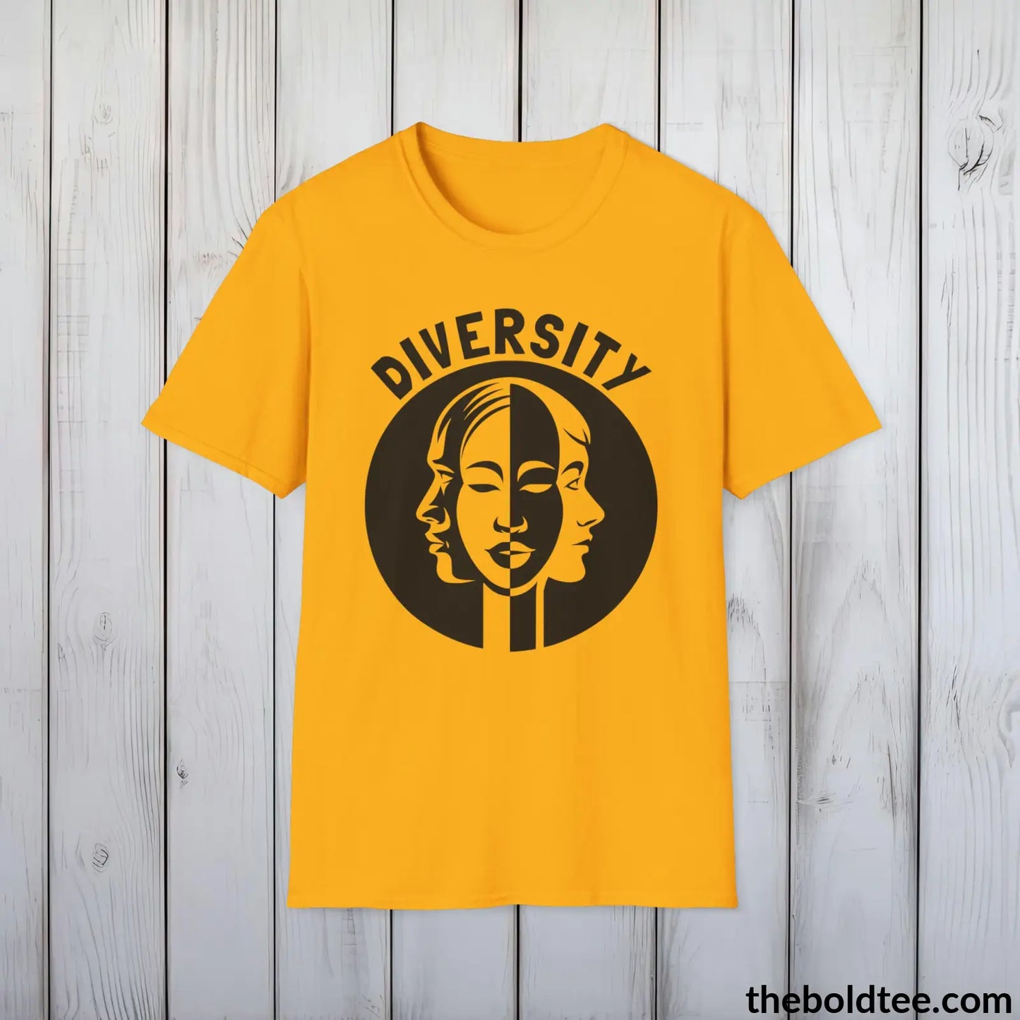 Diversity Awareness Tee - Sustainable & Soft Cotton Crewneck Unisex T-Shirt - 8 Trendy Colors